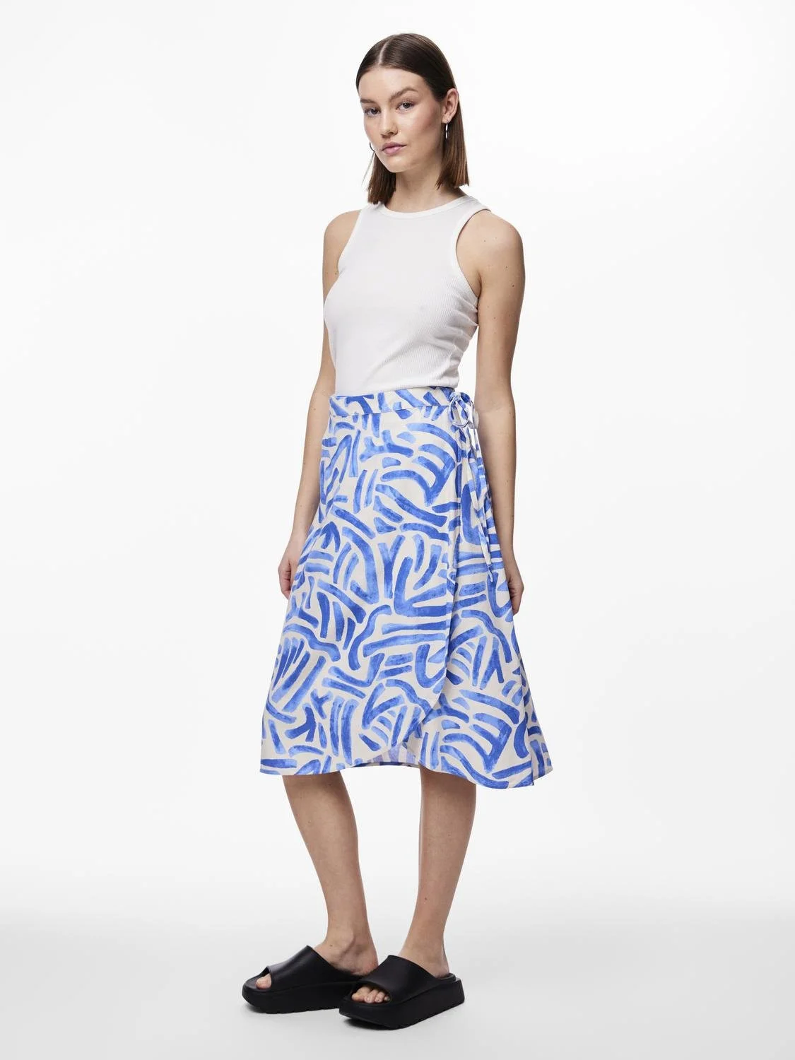 Pieces - PCARLEM HW MIDI SKIRT Pieces - PCARLEM HW MIDI SKIRT