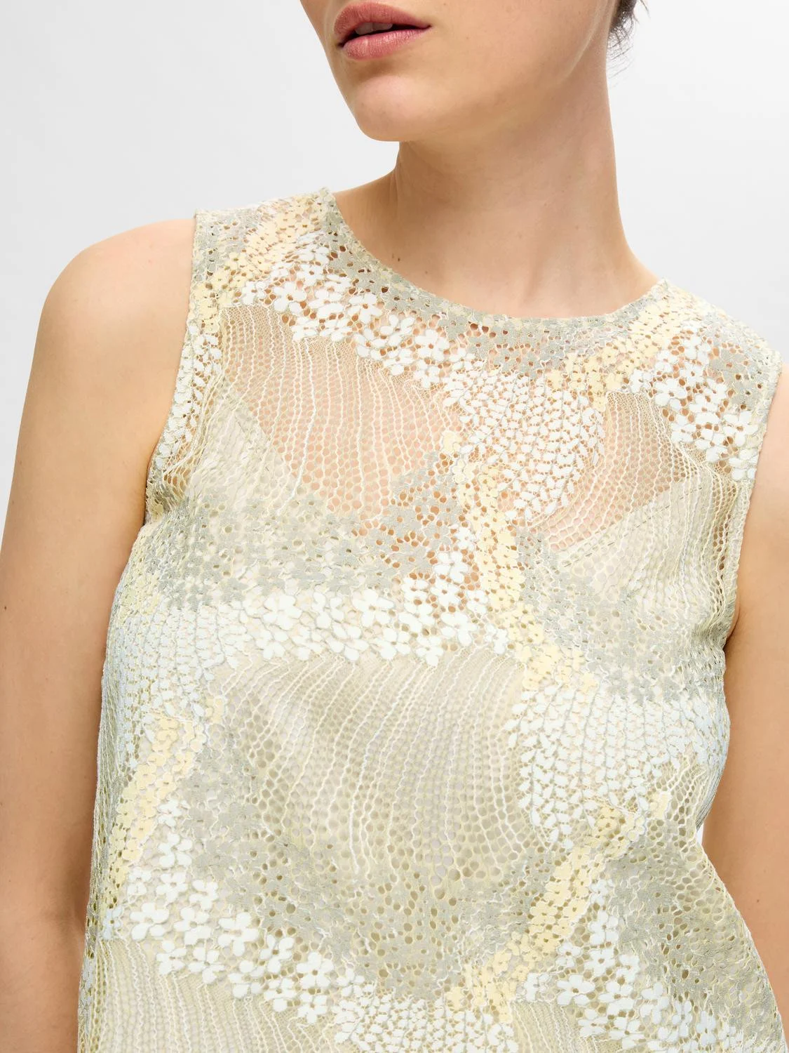 SELECTED WOMEN - SLFFELICA SL LACE TOP B SELECTED WOMEN - SLFFELICA SL LACE TOP B