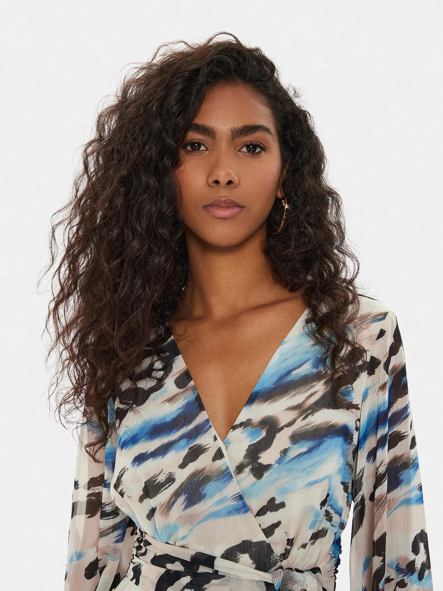 GUESS - LS LAILA MINI FLARE DRESS GUESS - LS LAILA MINI FLARE DRESS