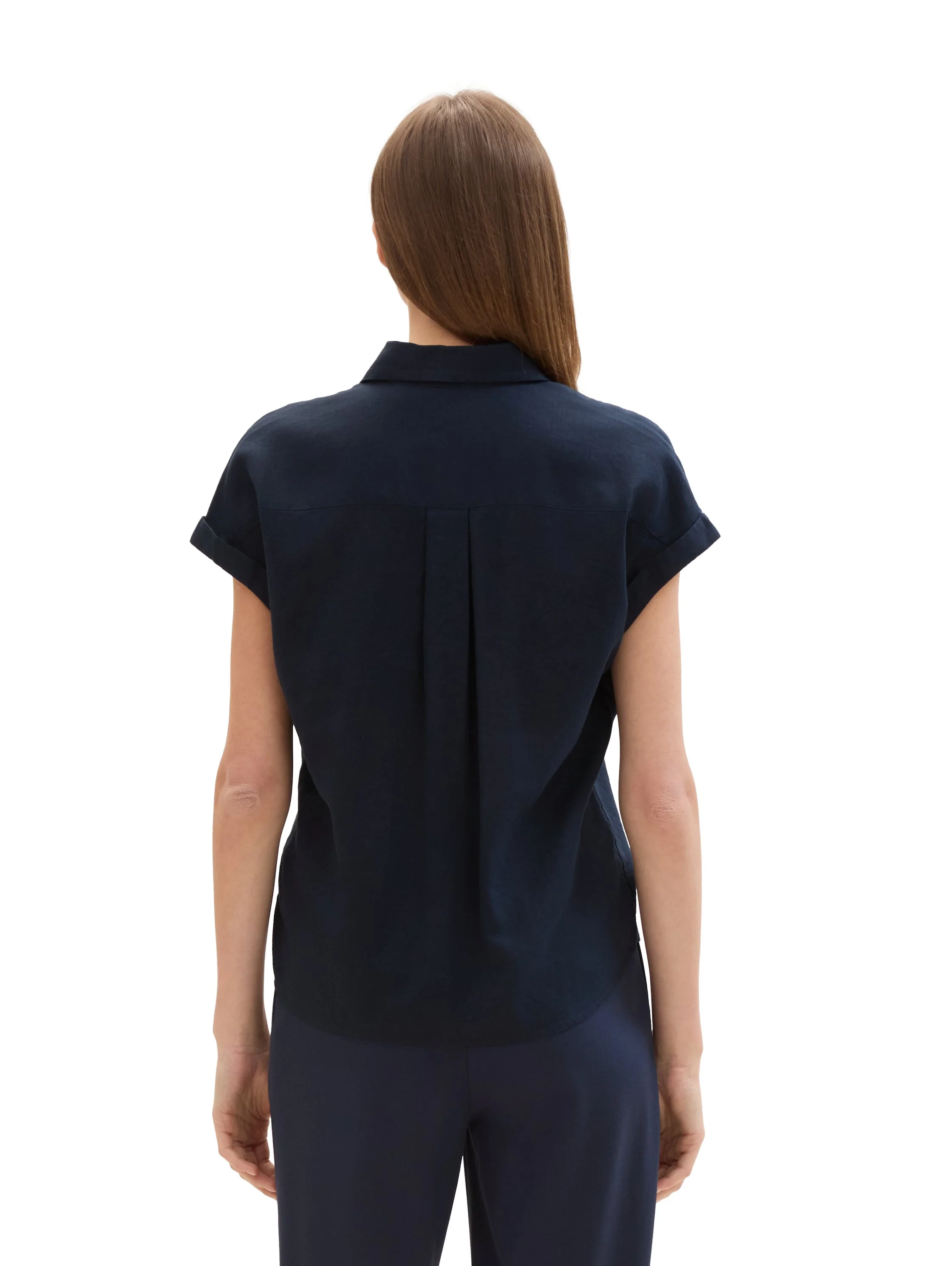 Tom Tailor - SHORTSLEEVE BLOUSE WITH... Tom Tailor - SHORTSLEEVE BLOUSE WITH...
