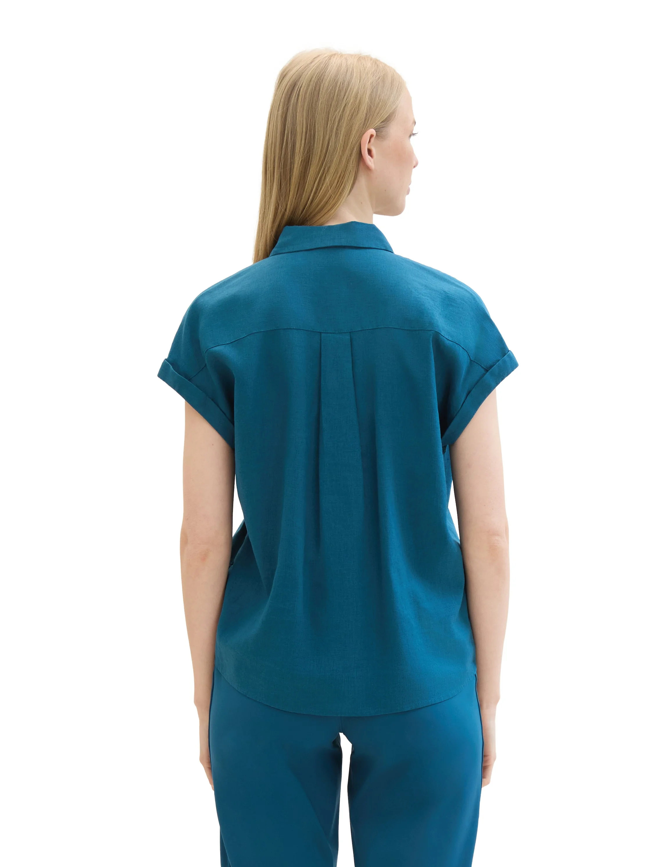 Tom Tailor - SHORTSLEEVE BLOUSE WITH... Tom Tailor - SHORTSLEEVE BLOUSE WITH...