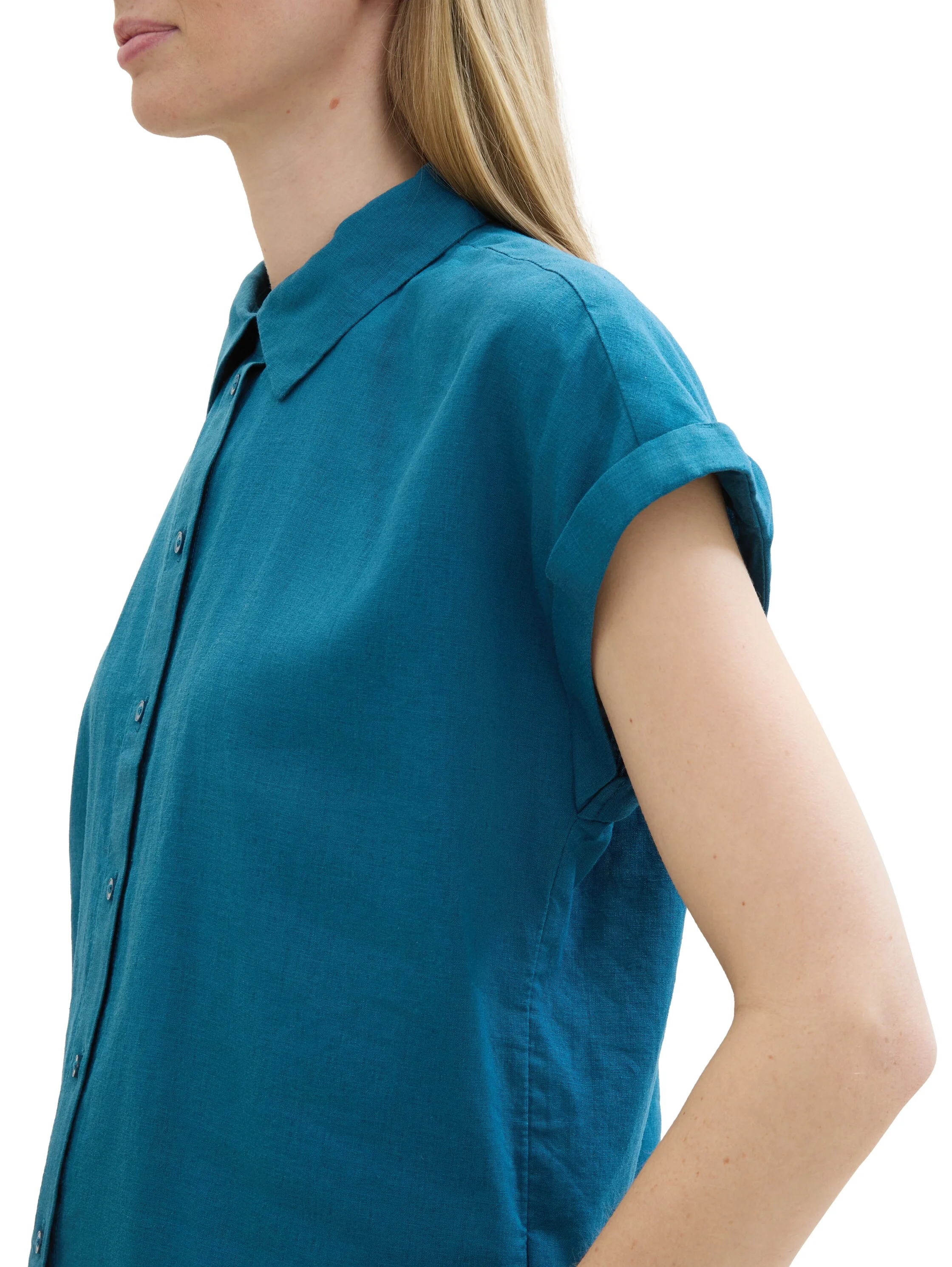 Tom Tailor - SHORTSLEEVE BLOUSE WITH... Tom Tailor - SHORTSLEEVE BLOUSE WITH...