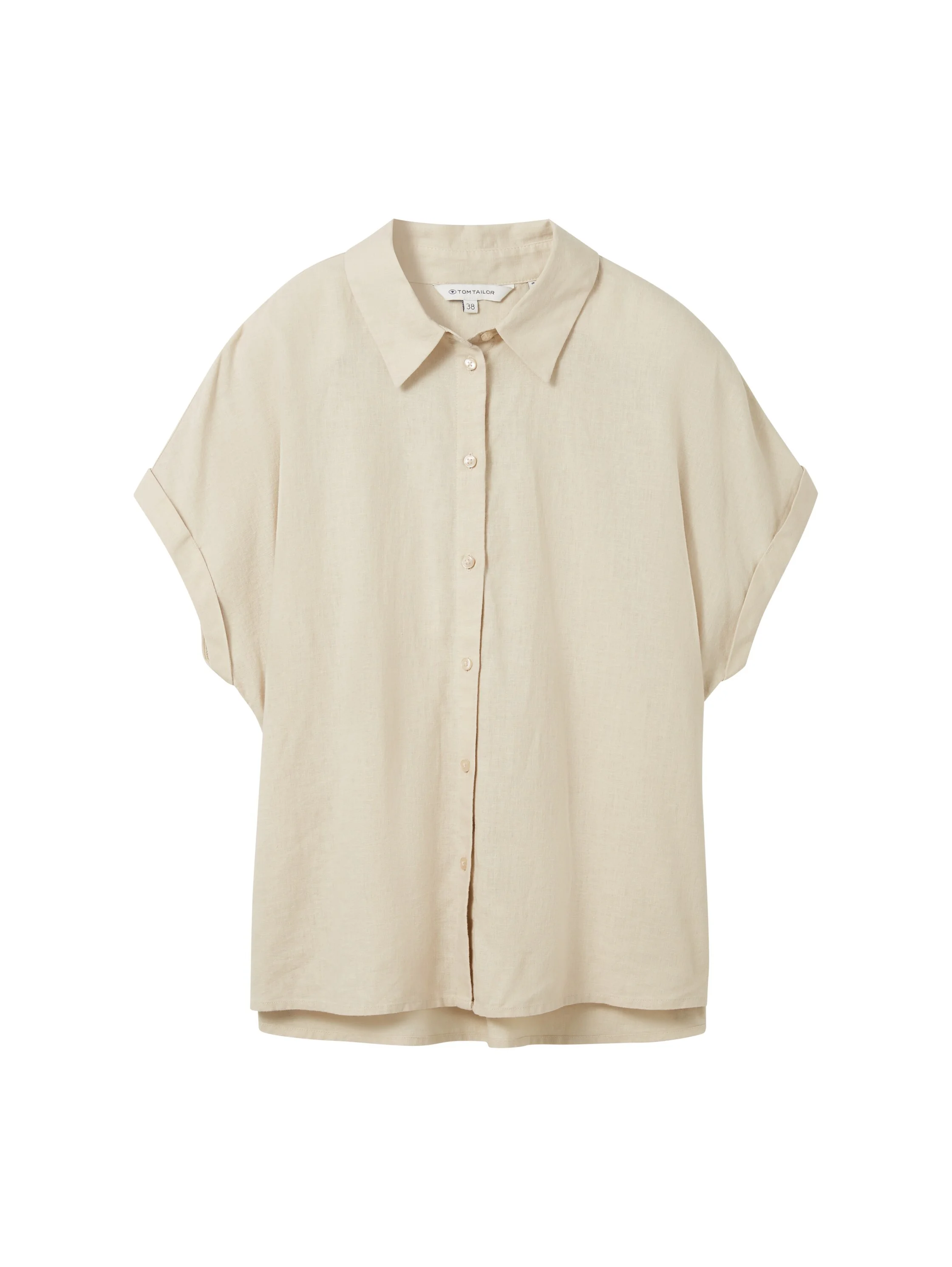 Tom Tailor - SHORTSLEEVE BLOUSE WITH... Tom Tailor - SHORTSLEEVE BLOUSE WITH...