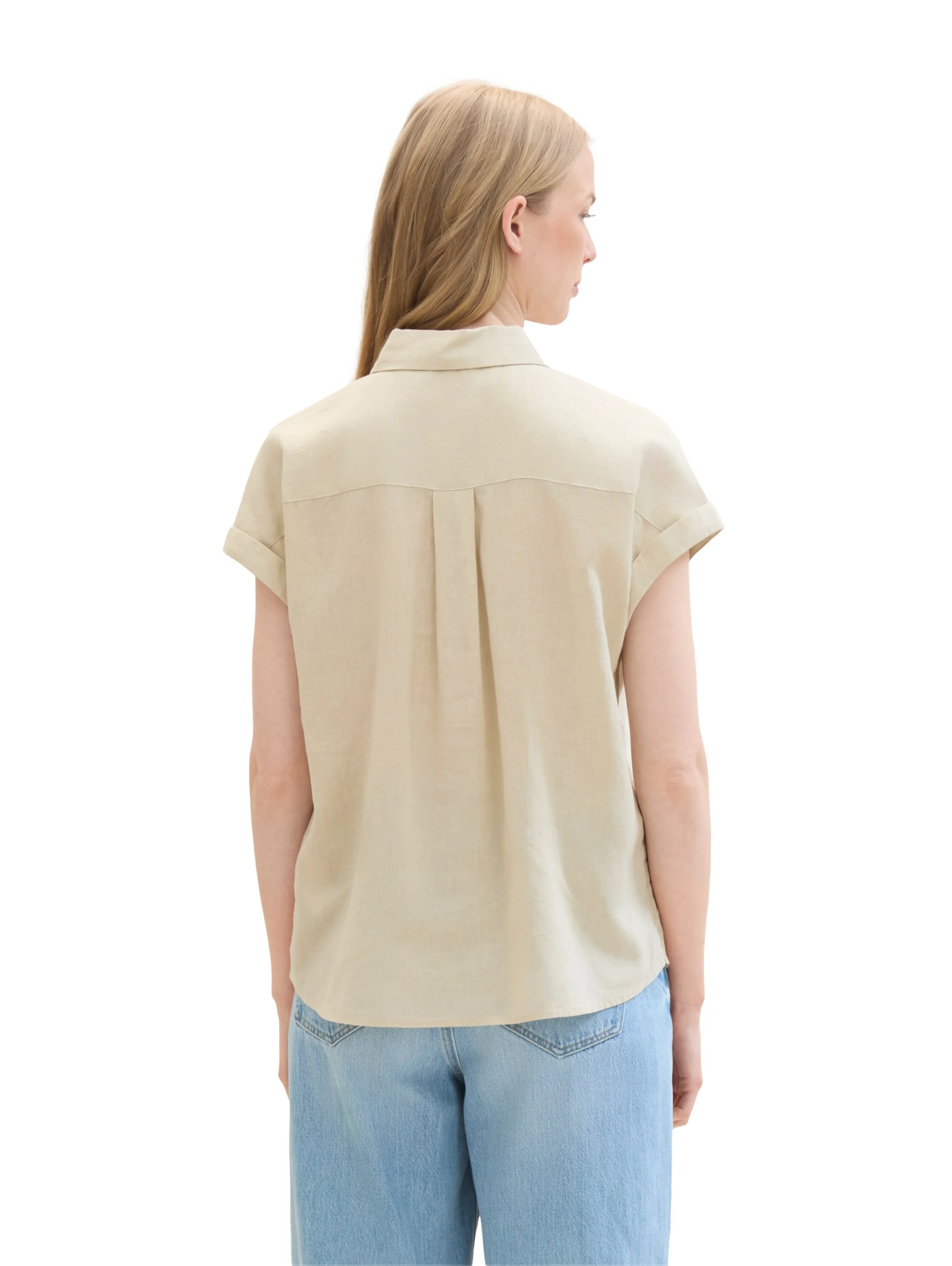 Tom Tailor - SHORTSLEEVE BLOUSE WITH... Tom Tailor - SHORTSLEEVE BLOUSE WITH...