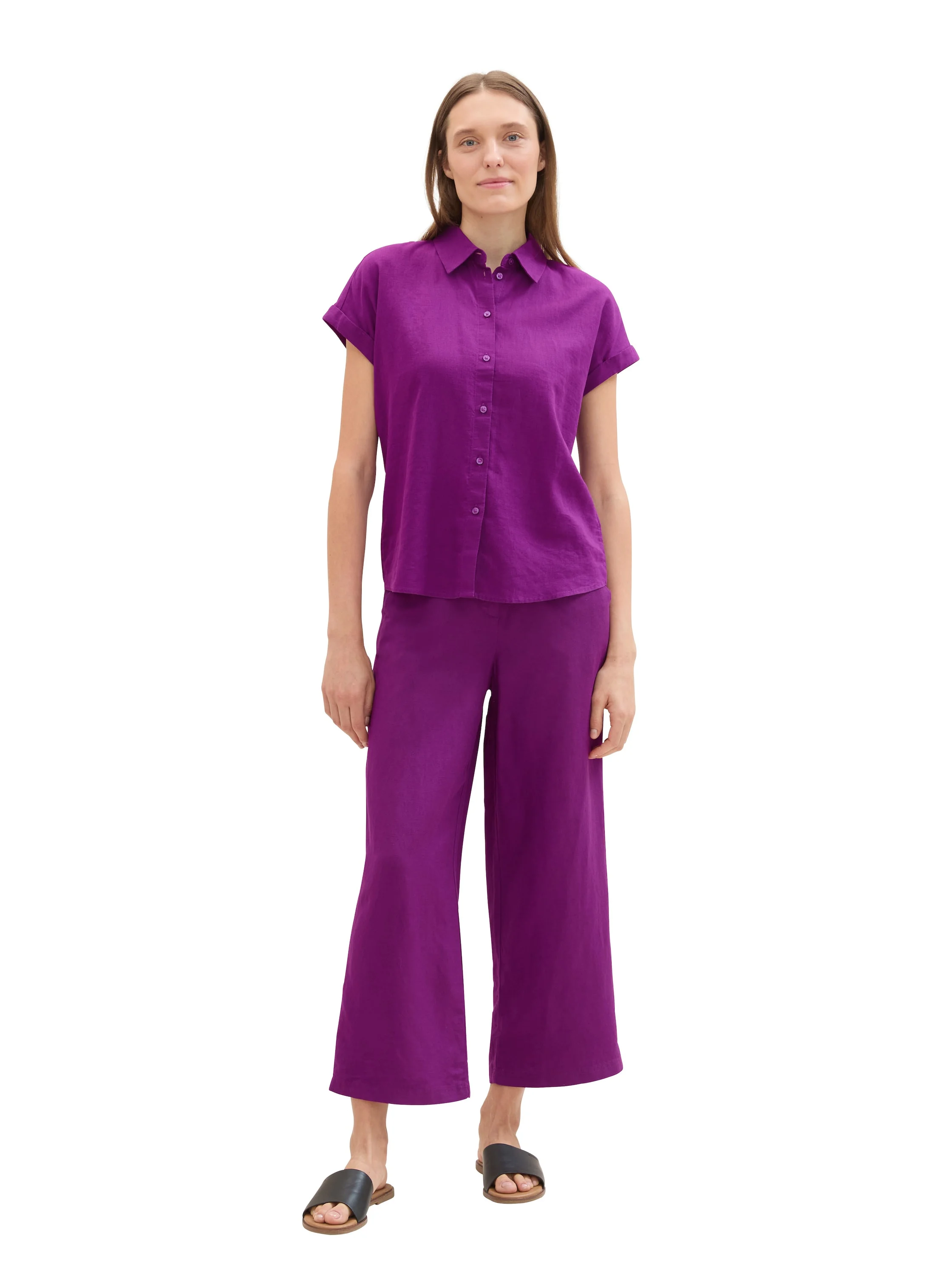 Tom Tailor - SHORTSLEEVE BLOUSE WITH... Tom Tailor - SHORTSLEEVE BLOUSE WITH...