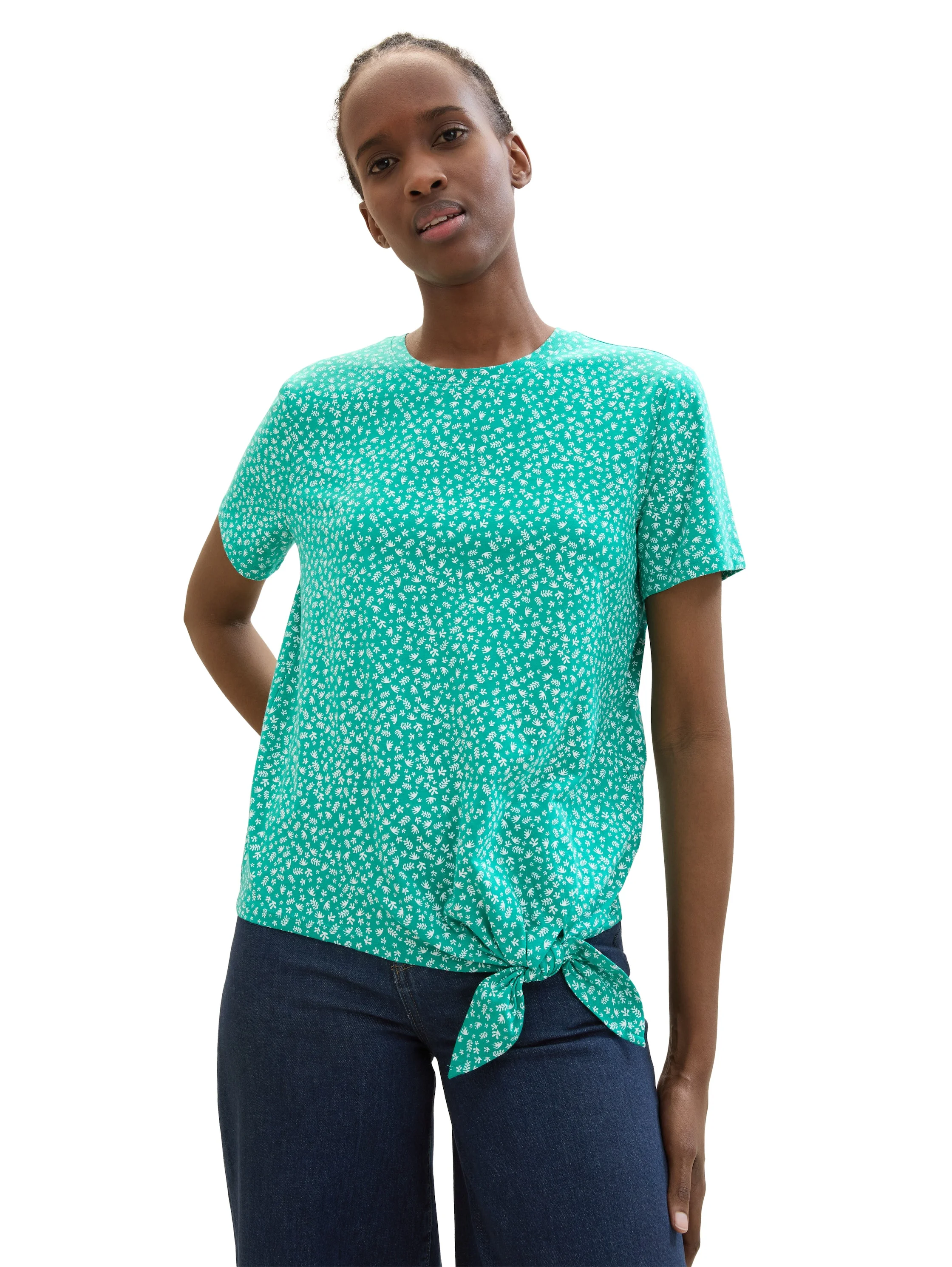Tom Tailor - PRINTED KNOT T-SHIRT Tom Tailor - PRINTED KNOT T-SHIRT