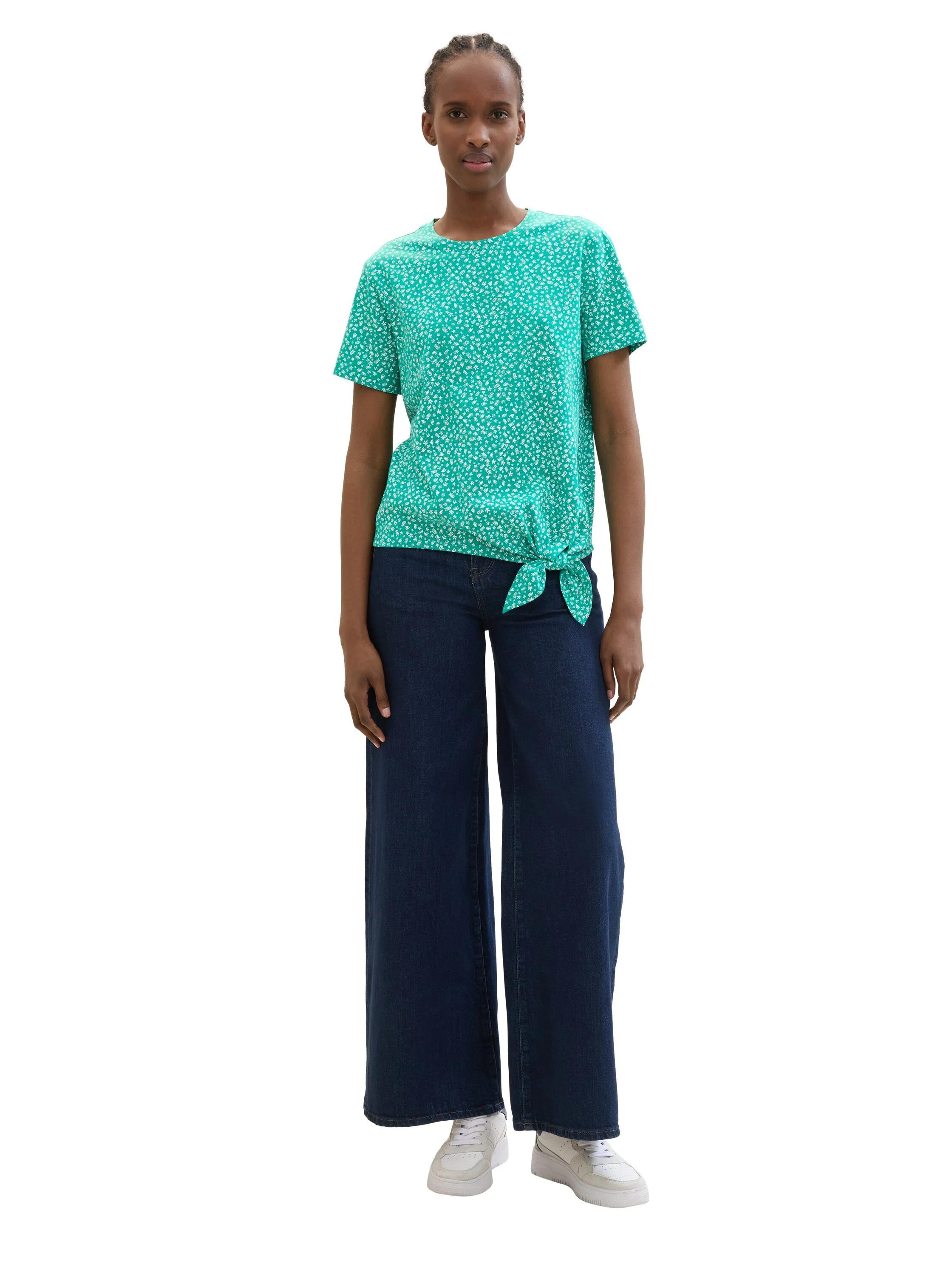 Tom Tailor - PRINTED KNOT T-SHIRT Tom Tailor - PRINTED KNOT T-SHIRT