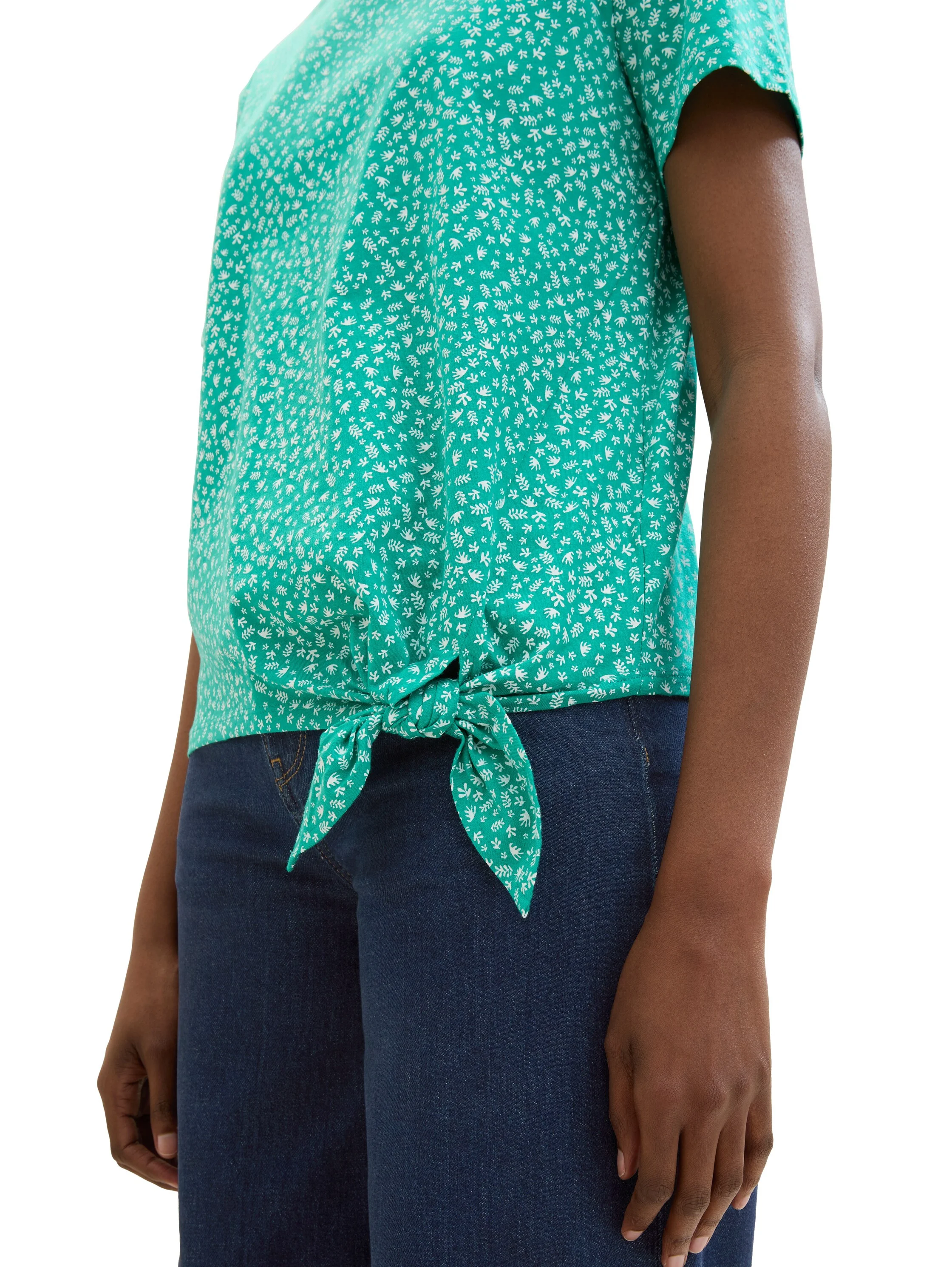 Tom Tailor - PRINTED KNOT T-SHIRT Tom Tailor - PRINTED KNOT T-SHIRT