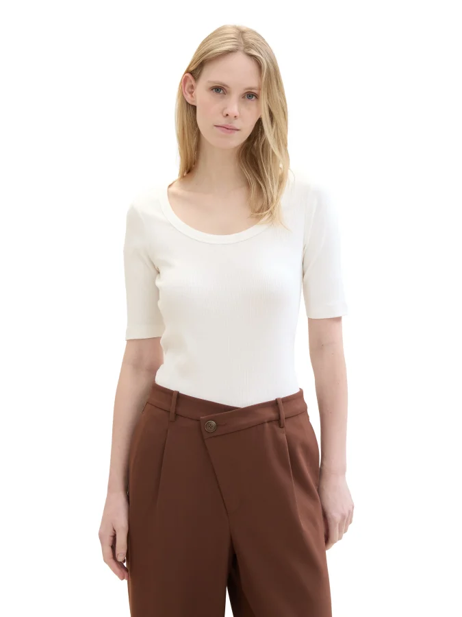 Tom Tailor - T-SHIRT RIB...