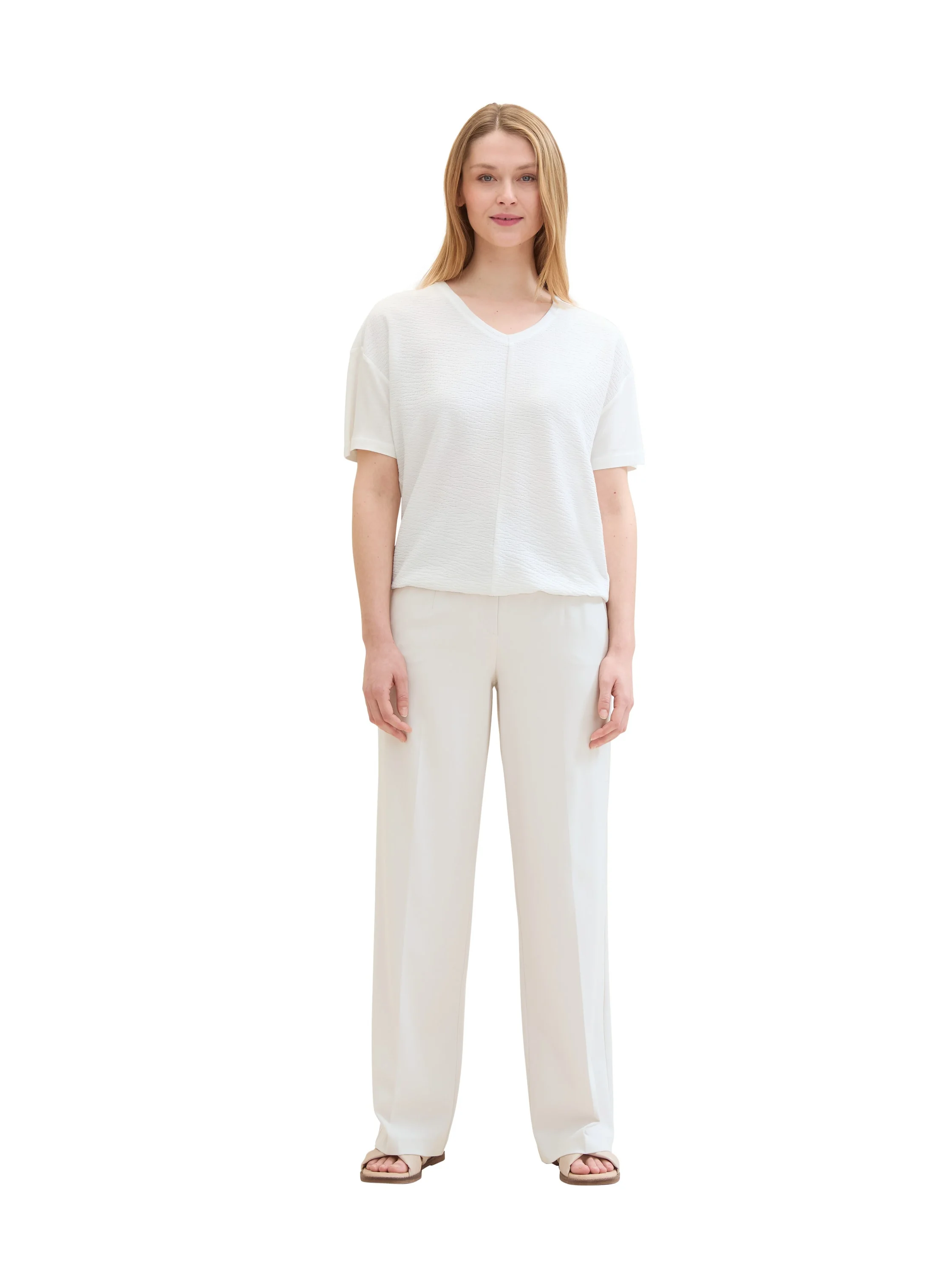 Tom Tailor - T-SHIRT STRUCTURED Tom Tailor - T-SHIRT STRUCTURED