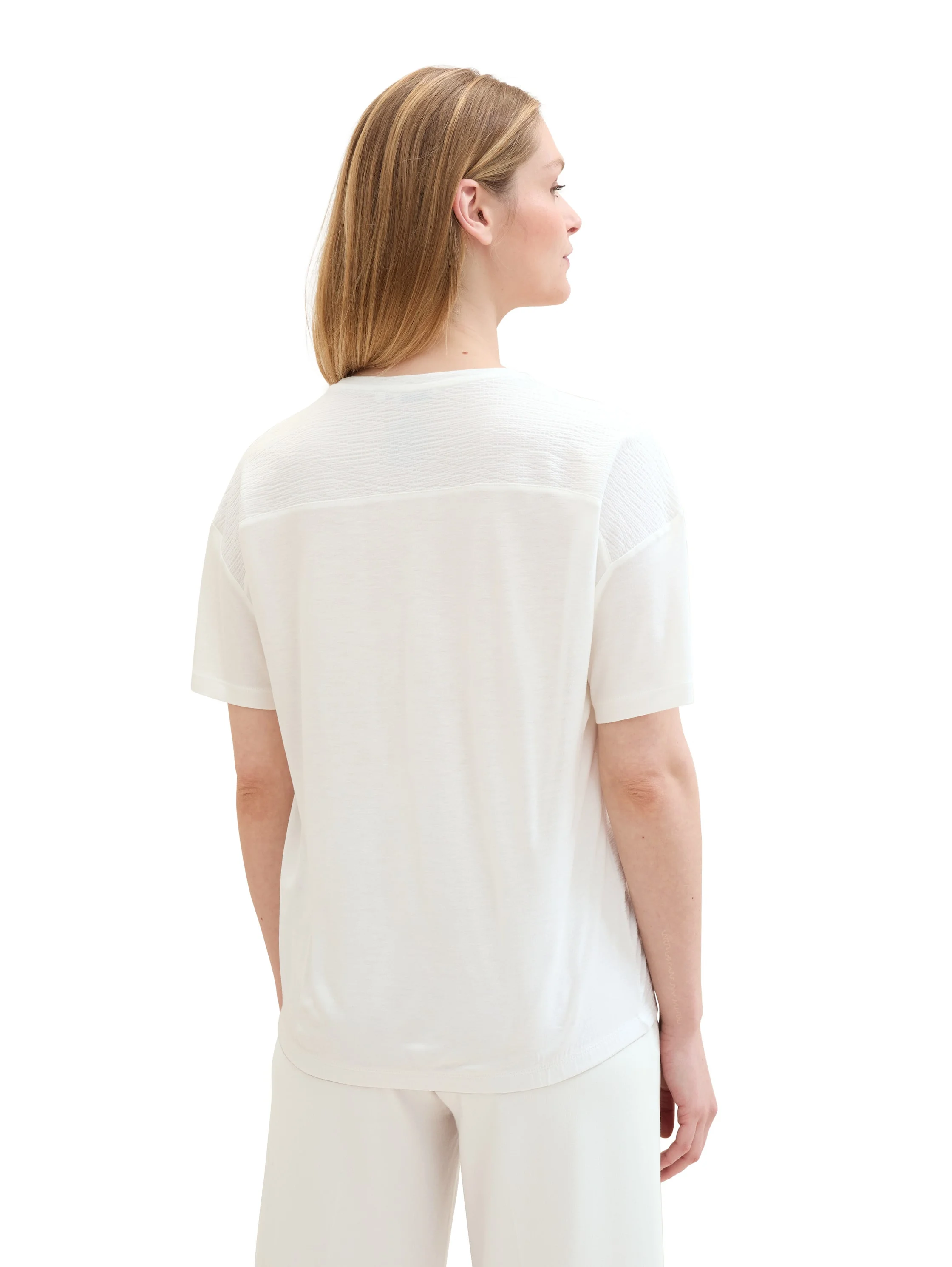 Tom Tailor - T-SHIRT STRUCTURED Tom Tailor - T-SHIRT STRUCTURED