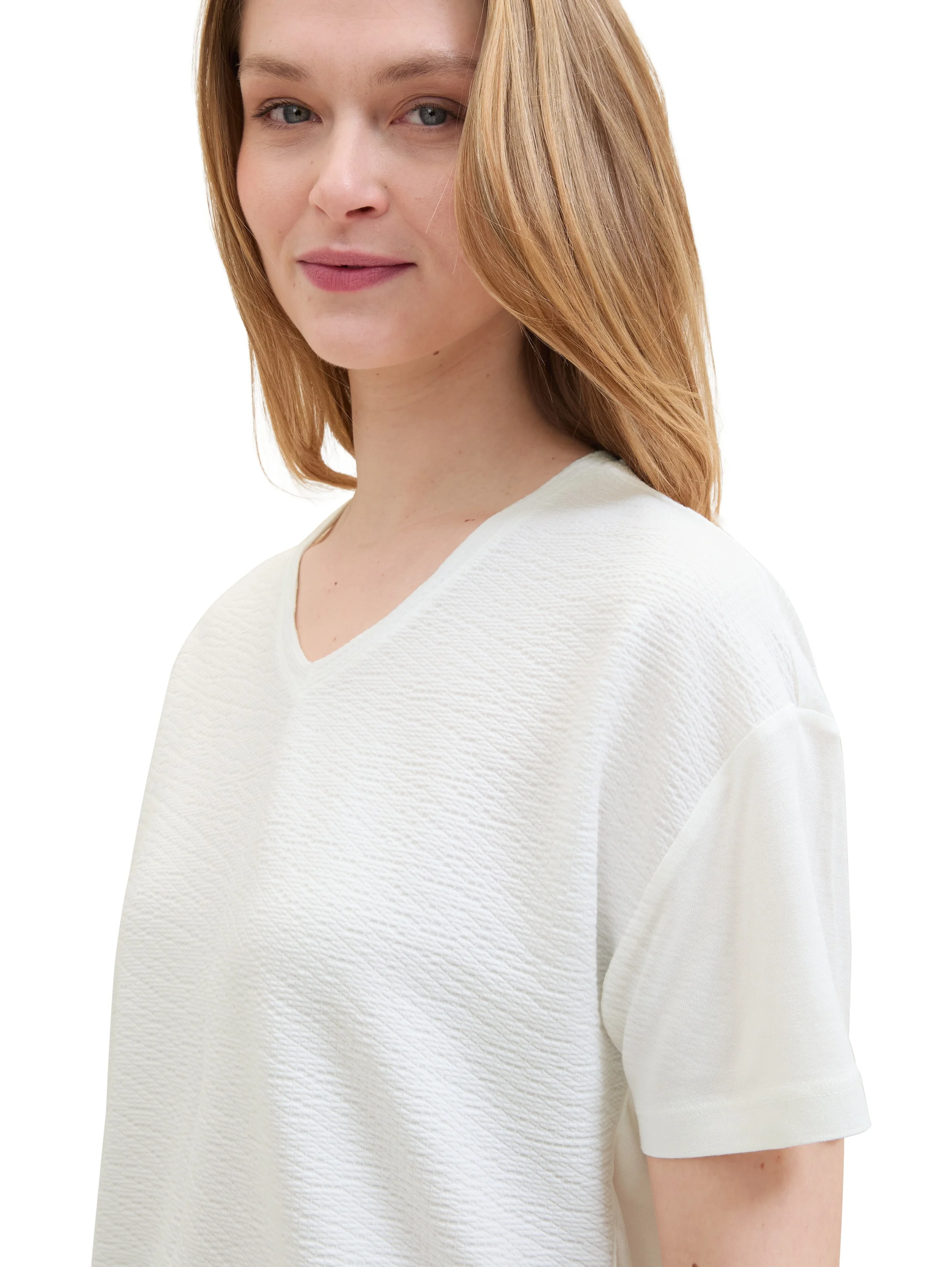 Tom Tailor - T-SHIRT STRUCTURED Tom Tailor - T-SHIRT STRUCTURED