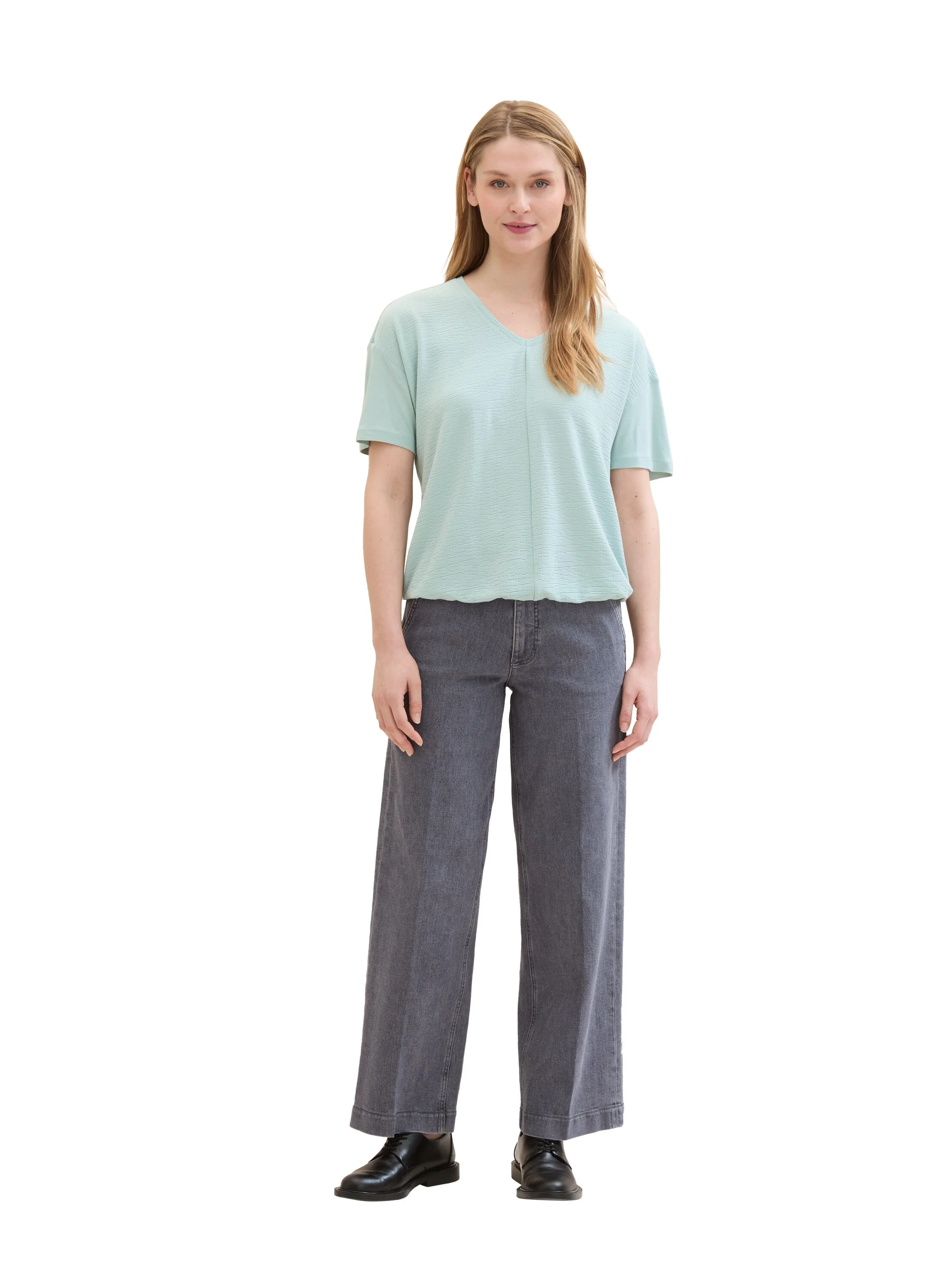 Tom Tailor - T-SHIRT STRUCTURED Tom Tailor - T-SHIRT STRUCTURED