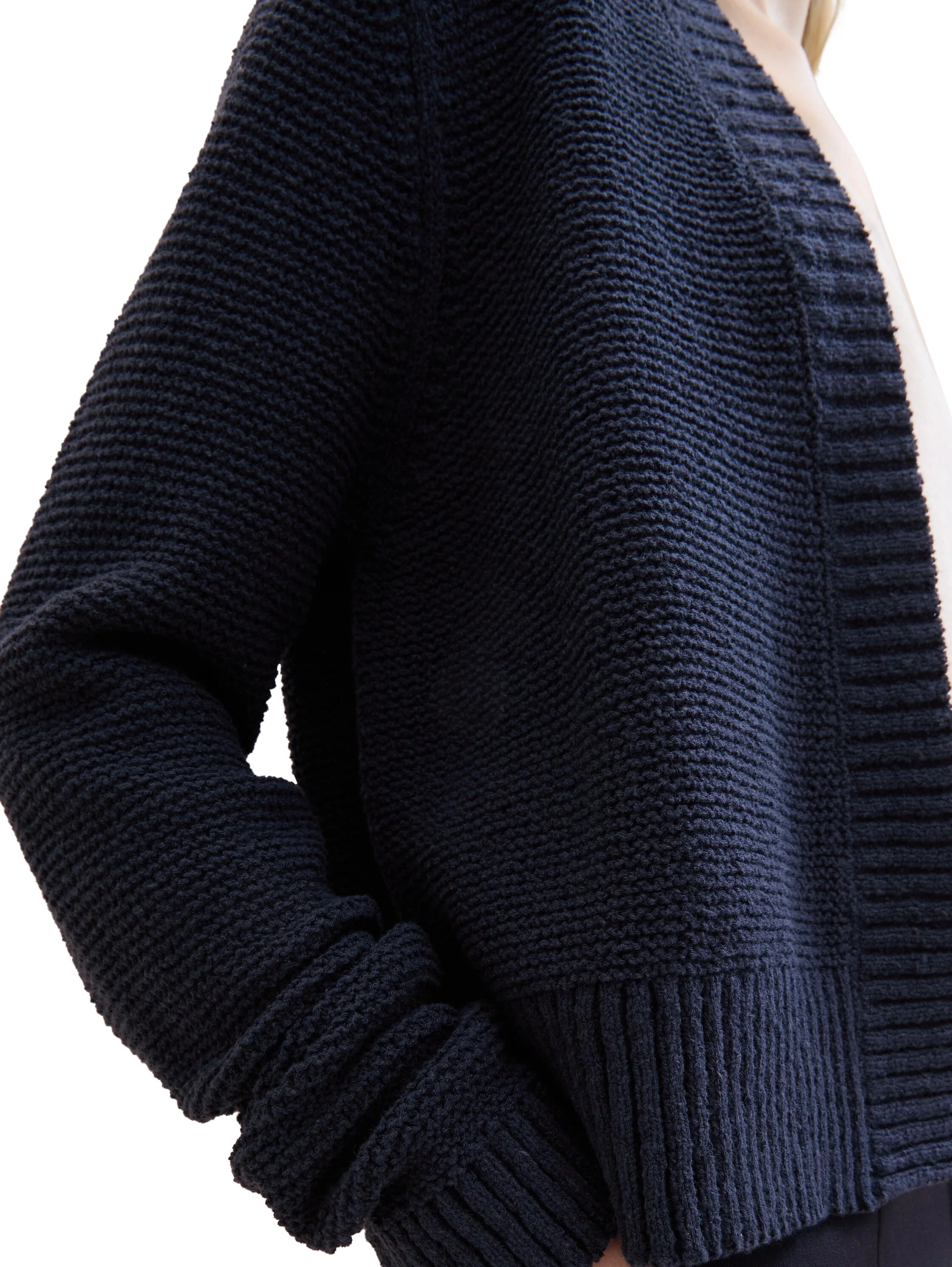 Tom Tailor - KNIT STRUCTURED CARDIGAN Tom Tailor - KNIT STRUCTURED CARDIGAN