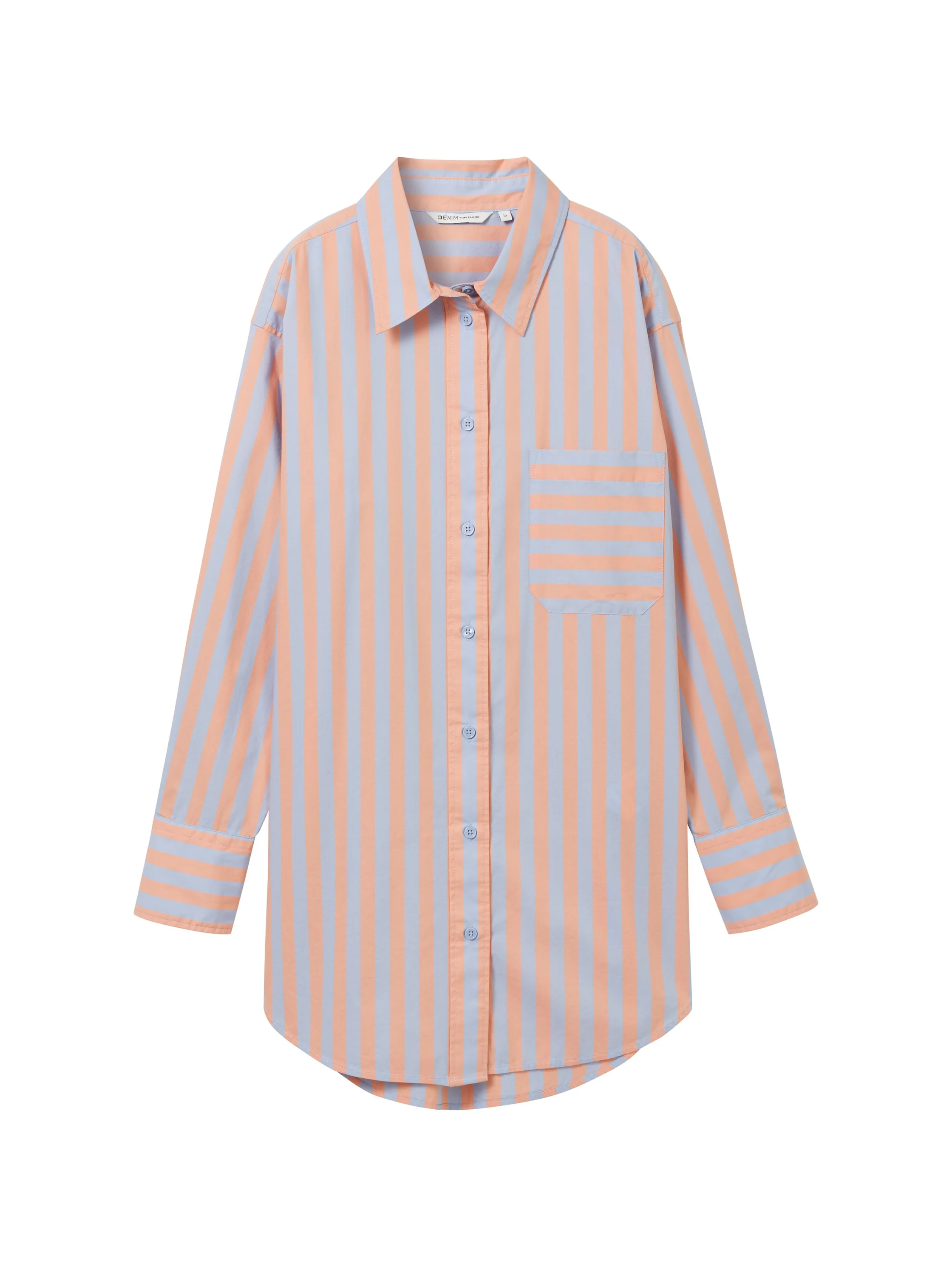 Tom Tailor - LONG SHIRT WITH CHEST... Tom Tailor - LONG SHIRT WITH CHEST...