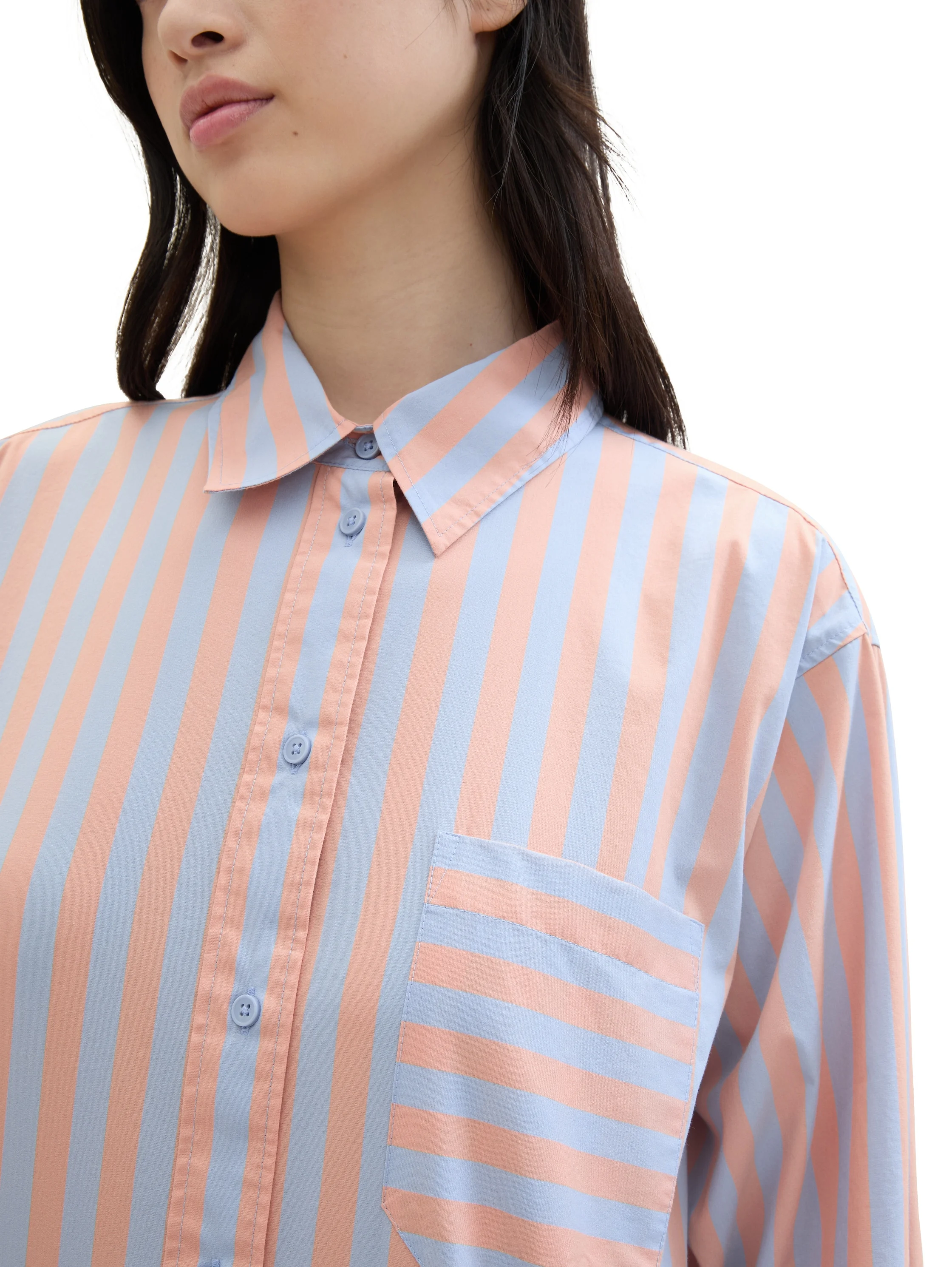 Tom Tailor - LONG SHIRT WITH CHEST... Tom Tailor - LONG SHIRT WITH CHEST...