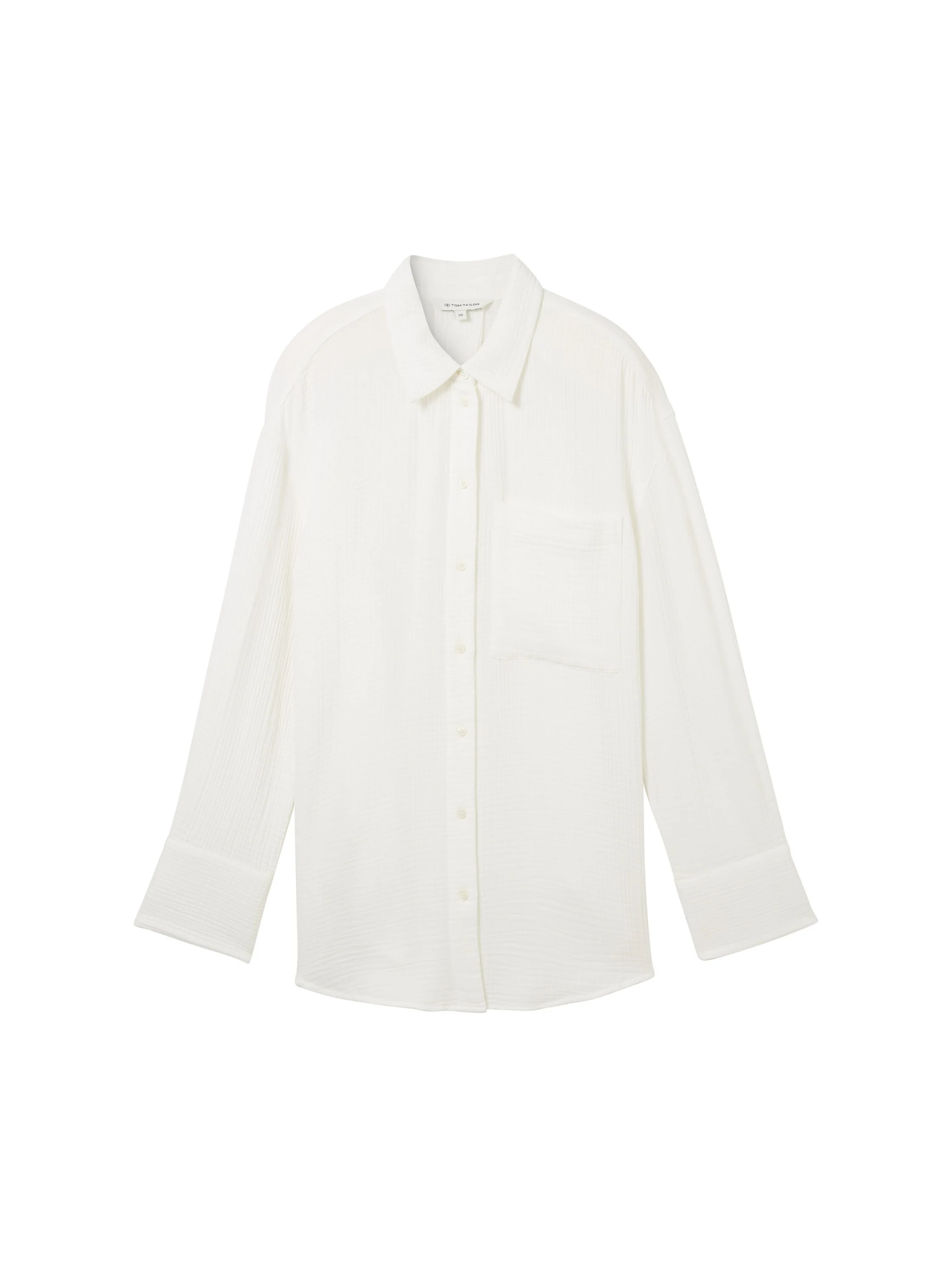 Tom Tailor - STRUCTURED BLOUSE SHIRT Tom Tailor - STRUCTURED BLOUSE SHIRT
