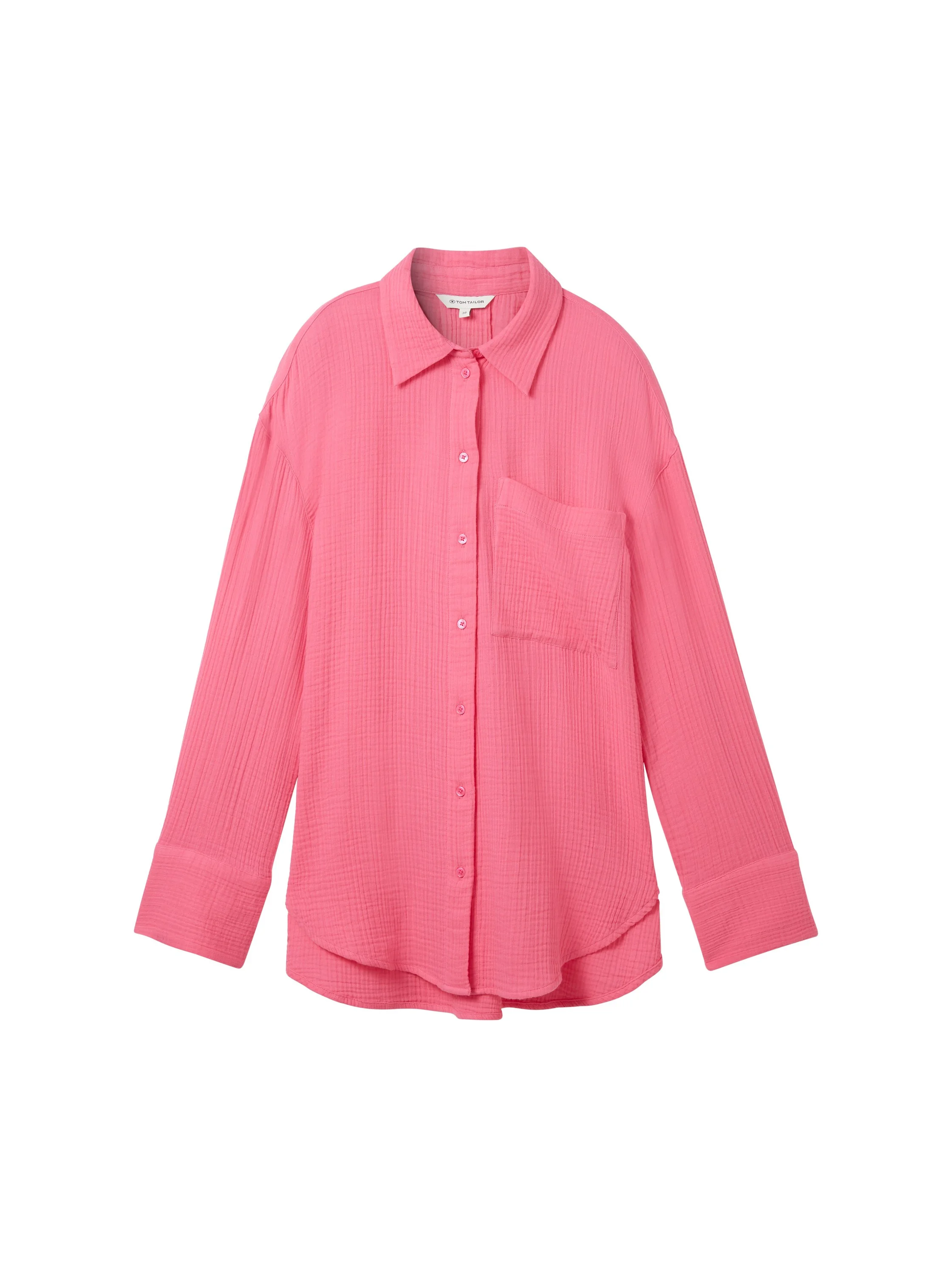 Tom Tailor - STRUCTURED BLOUSE SHIRT Tom Tailor - STRUCTURED BLOUSE SHIRT