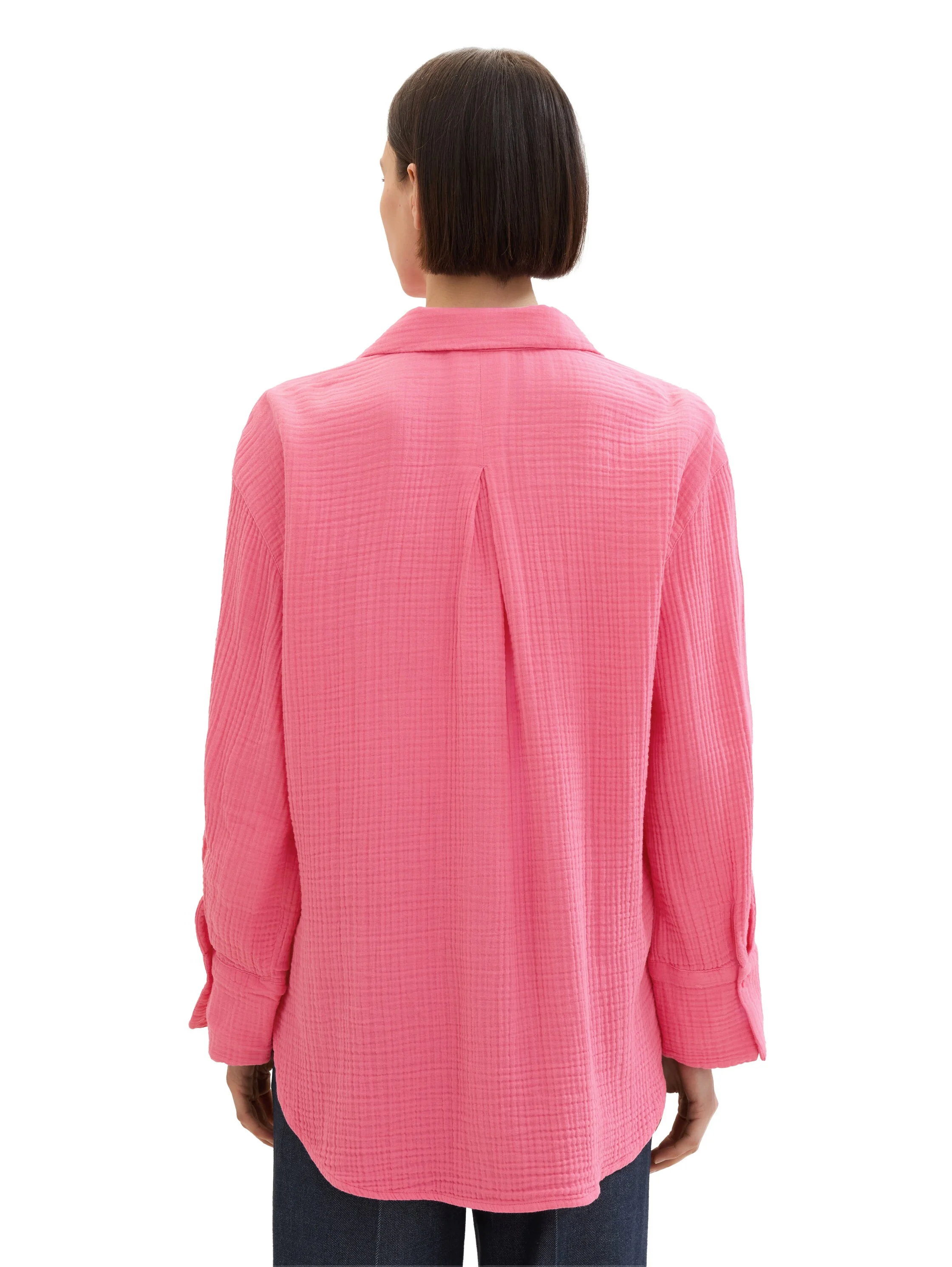 Tom Tailor - STRUCTURED BLOUSE SHIRT Tom Tailor - STRUCTURED BLOUSE SHIRT