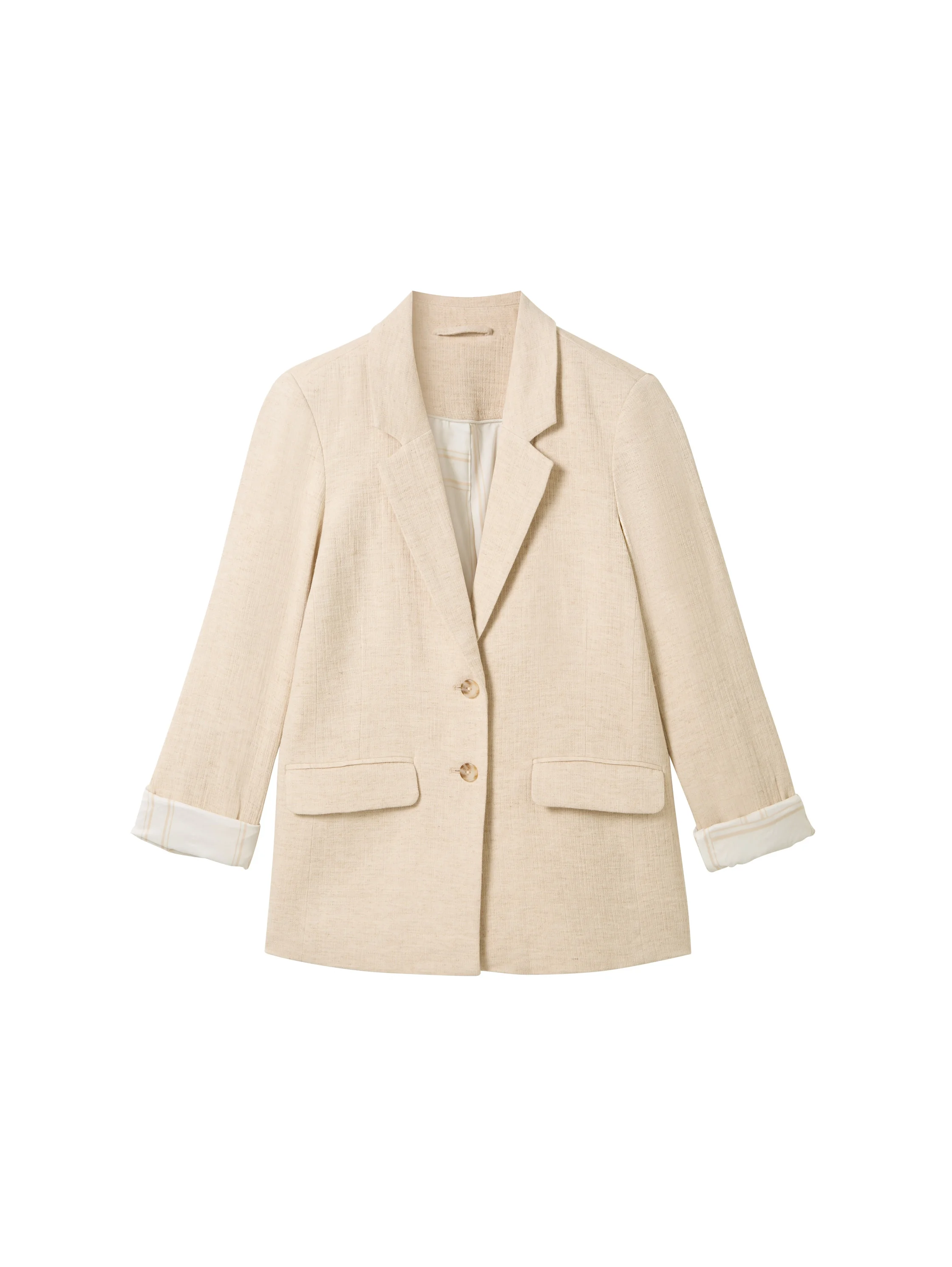 Tom Tailor - LINEN LOOK BLAZER Tom Tailor - LINEN LOOK BLAZER