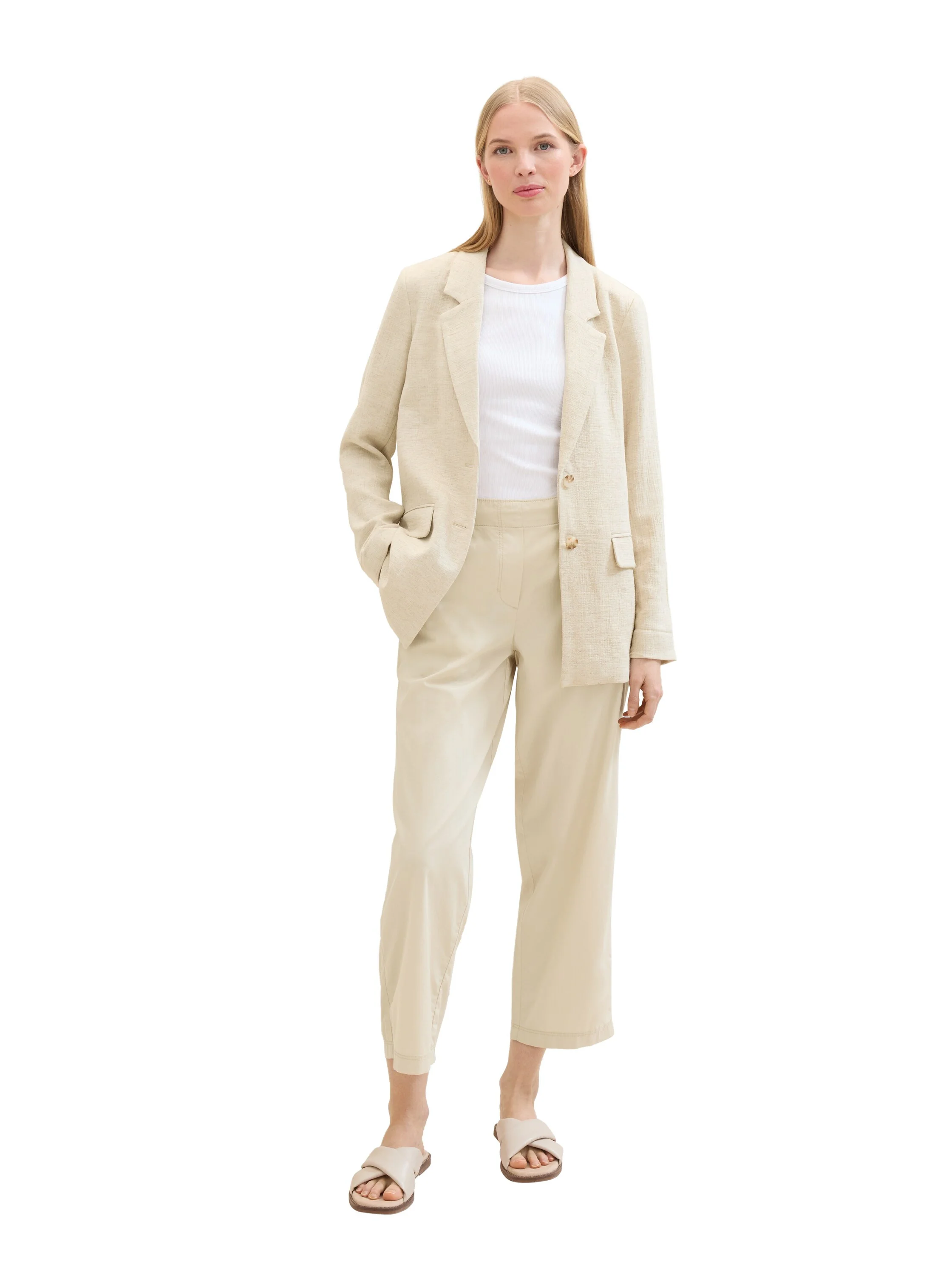 Tom Tailor - LINEN LOOK BLAZER Tom Tailor - LINEN LOOK BLAZER