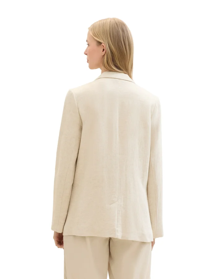 Tom Tailor - LINEN LOOK BLAZER 2
