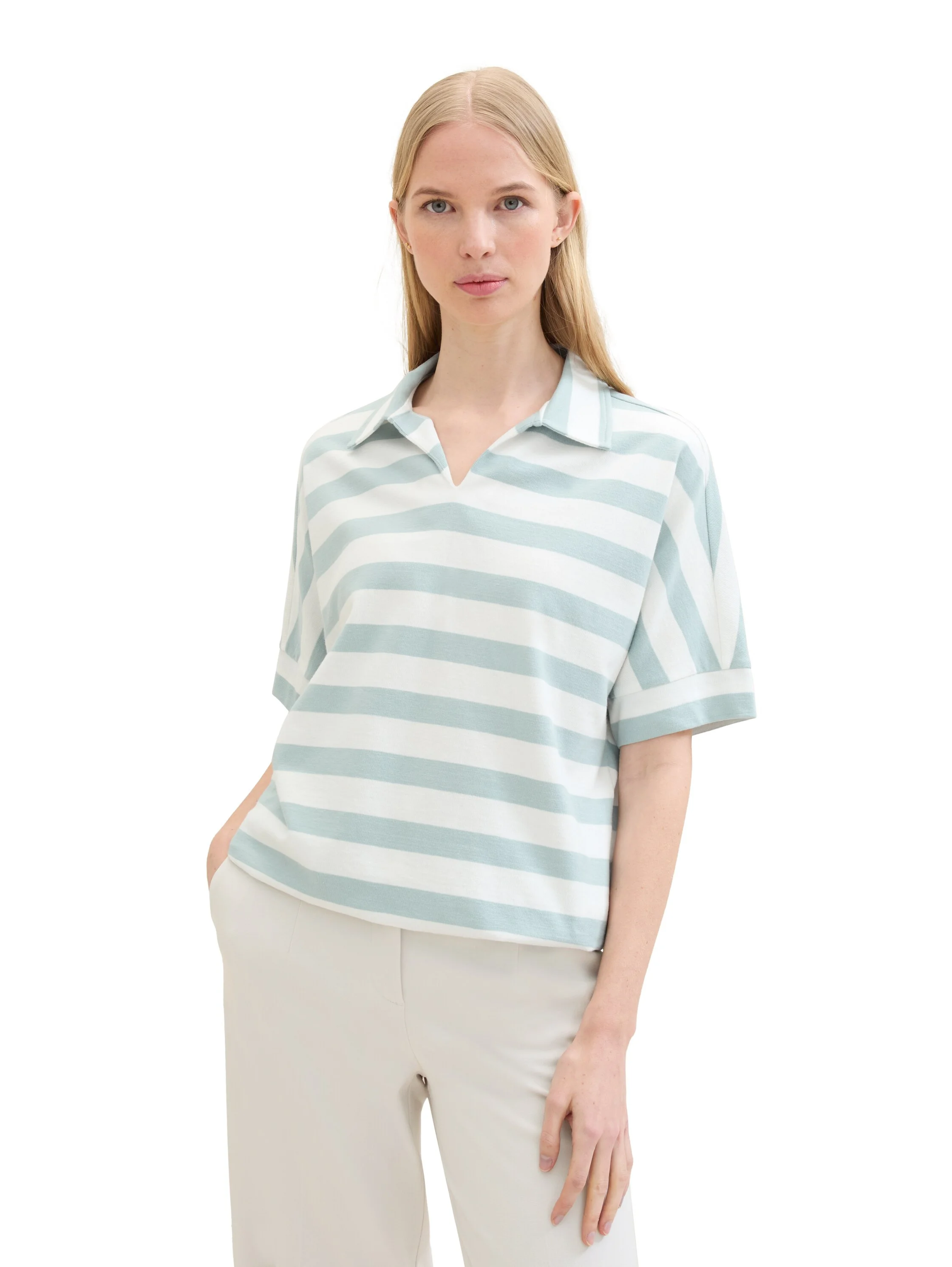 Tom Tailor - T-SHIRT POLO STRIPE Tom Tailor - T-SHIRT POLO STRIPE