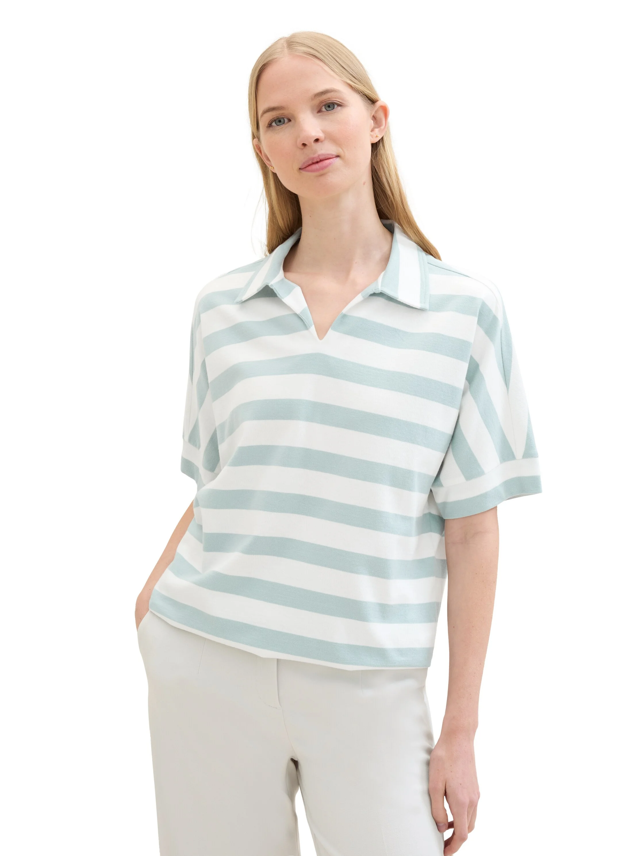 Tom Tailor - T-SHIRT POLO STRIPE Tom Tailor - T-SHIRT POLO STRIPE