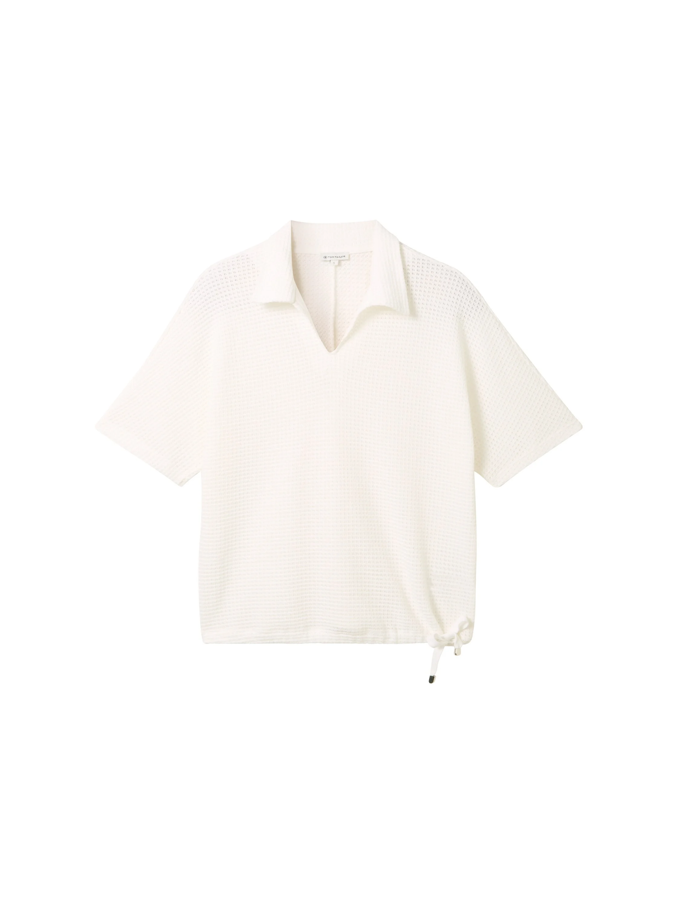 Tom Tailor - SWEATSHIRT STRUCTURED POLO Tom Tailor - SWEATSHIRT STRUCTURED POLO