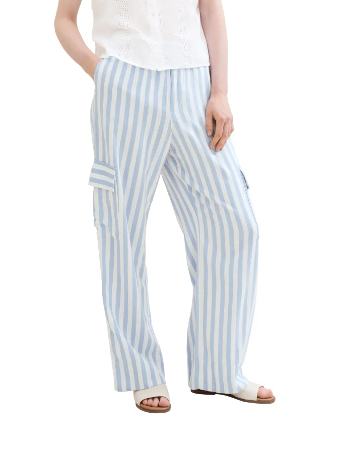 Tom Tailor - STRIPED LINEN...