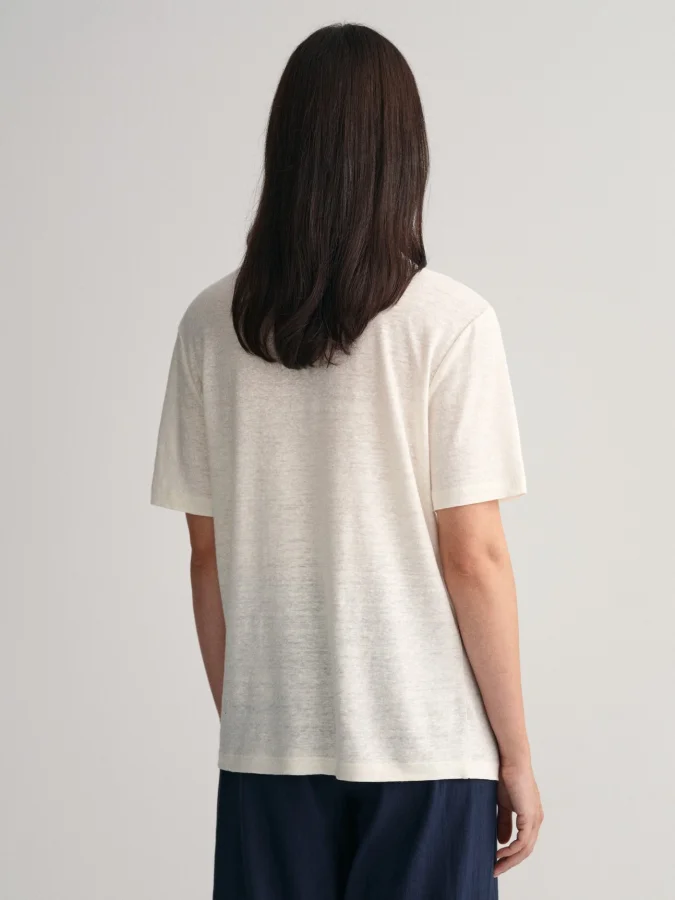 Gant - LINEN SS T-SHIRT 2