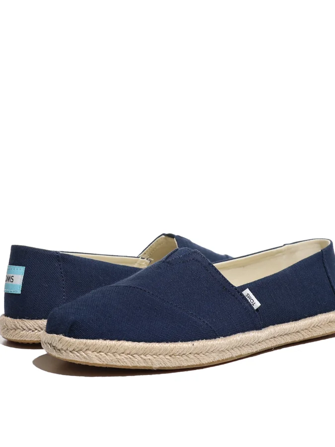 TOMS - NVY REC COT SLUB WOV... 2