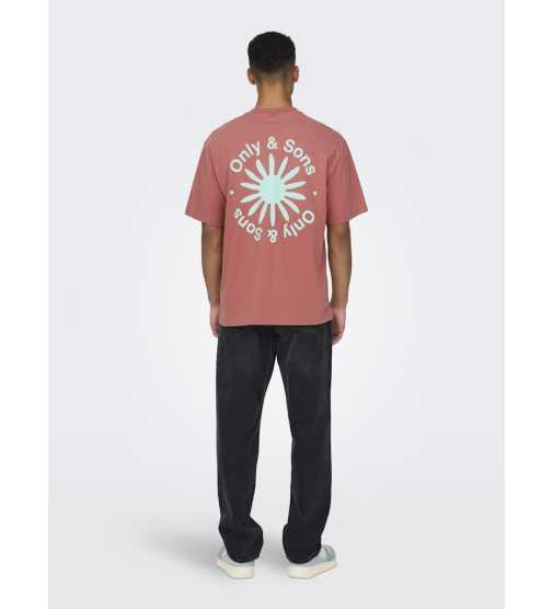 ONLY & SONS Onskeane RLX SS Print Tee Noos, Nero, XS Uomo
