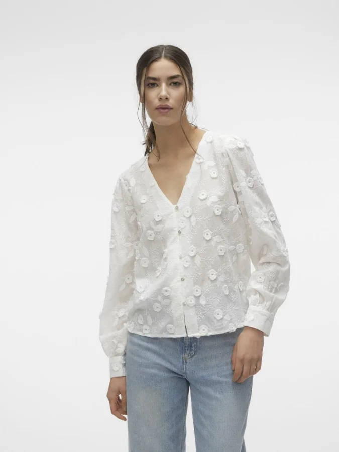 Vero Moda - VMPUNA LS TOP WVN
