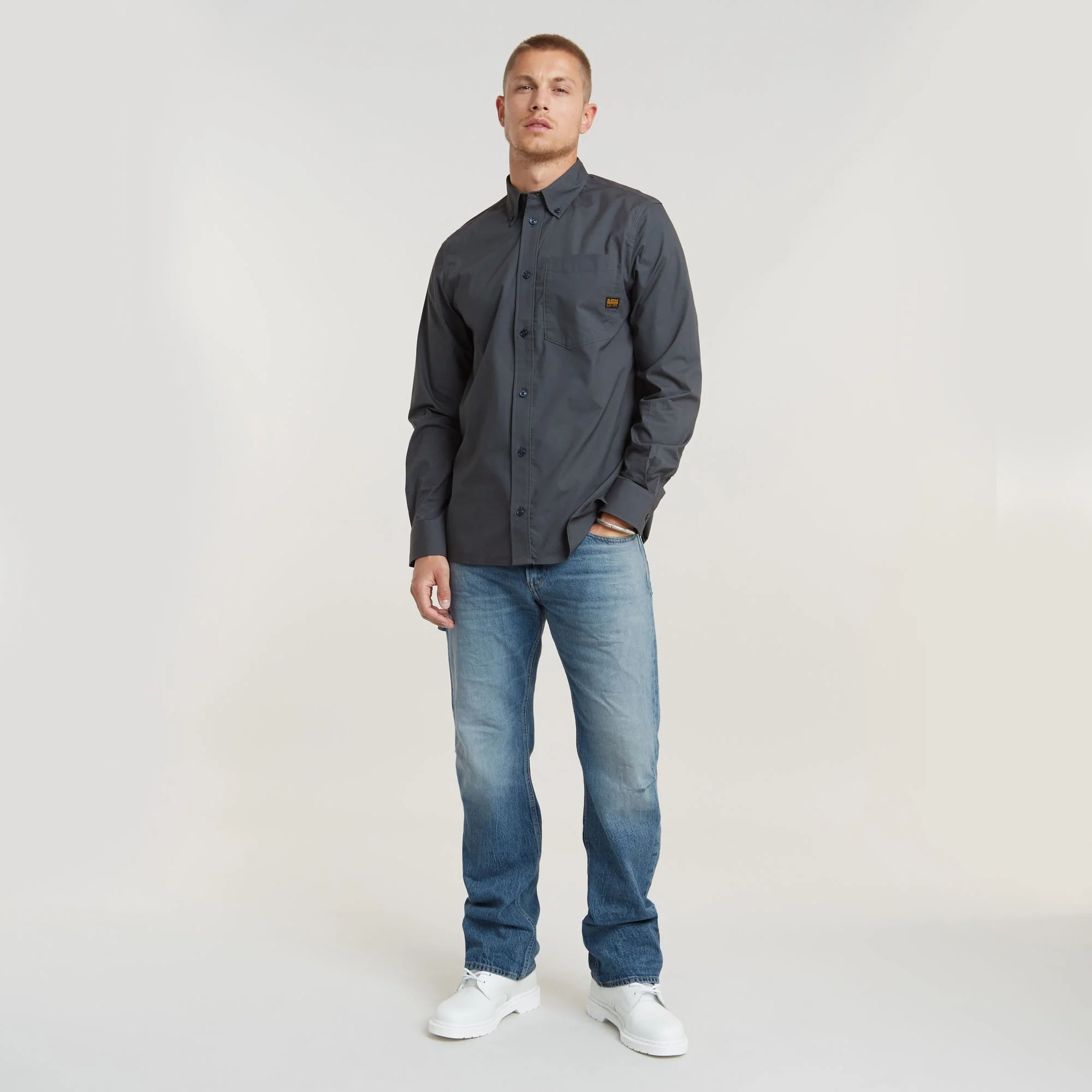 G-Star Raw - One pkt regular shirt l\s G-Star Raw - One pkt regular shirt l\s