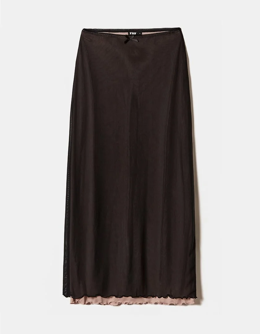 Tally Weijl - Knit Skirt In Synthetic... Tally Weijl - Knit Skirt In Synthetic...