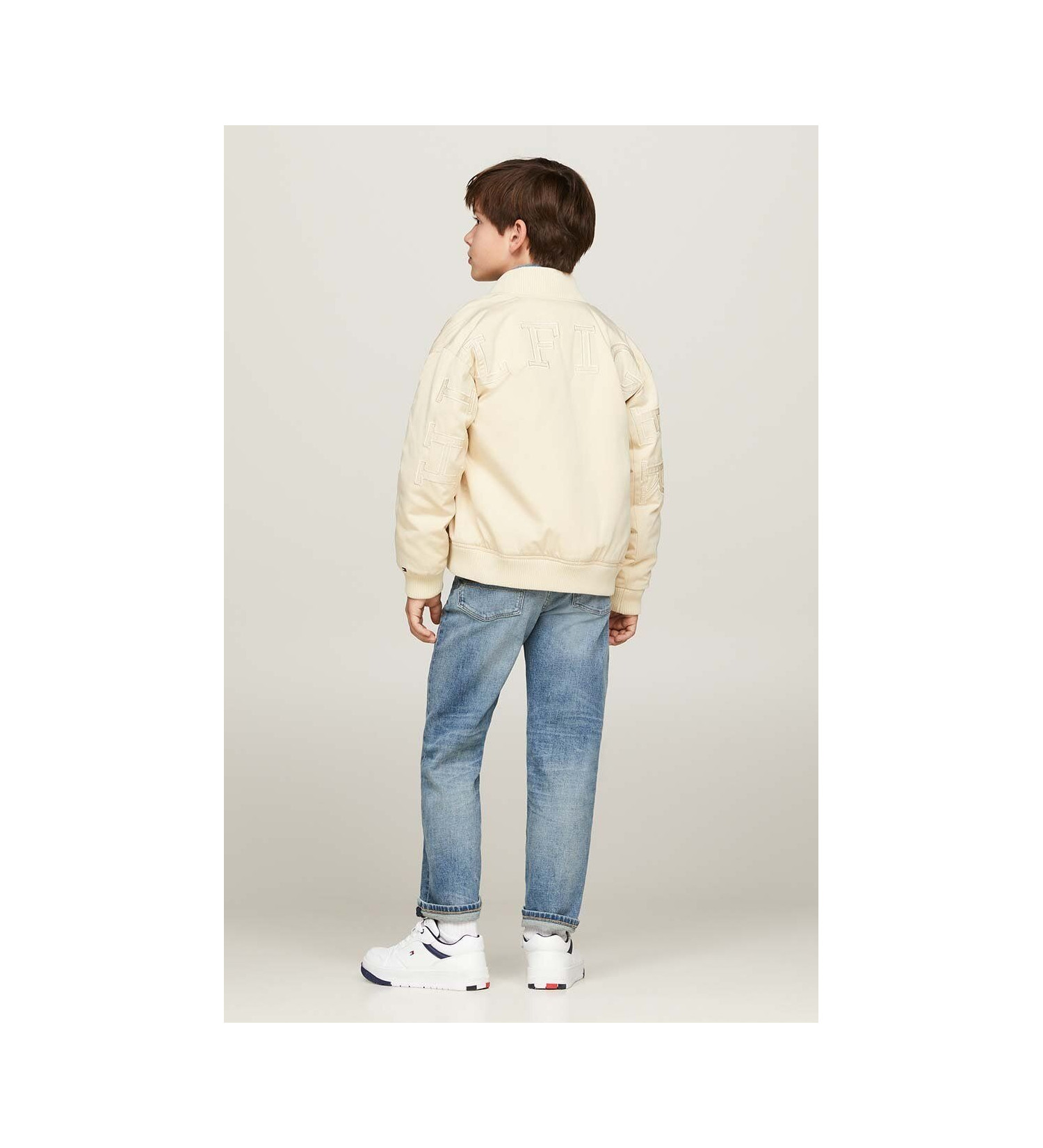 TOMMY HILFIGER - MONOTYPE PADDED BOMBER JKT ზომა 6 წელი