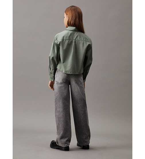 CALVIN KLEIN - CLEAN UTILITY LS SHIRT ზომა 16