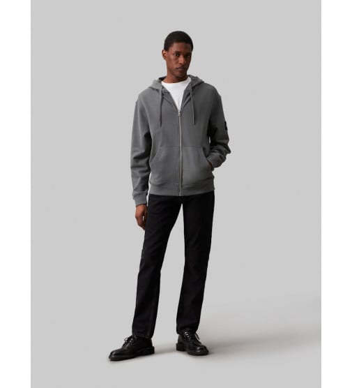 Calvin Klein - Badge Zip Through Hoodie ზომა Xl