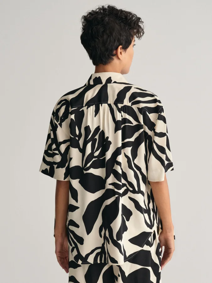 Gant - REL PALM PRINT SS SHIRT 2