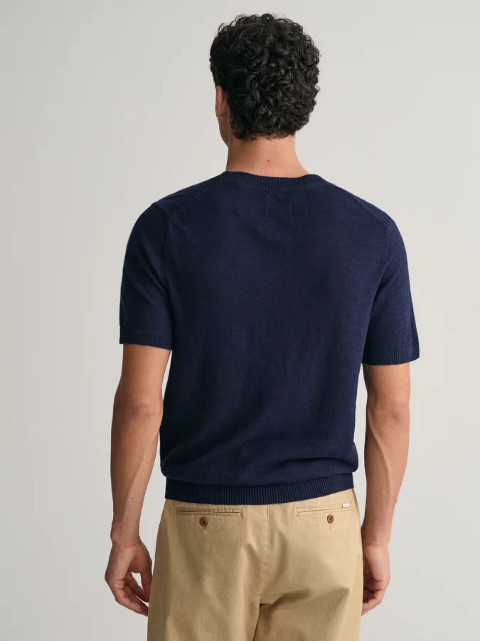 Gant - COTTON LINEN SS C-NECK 2