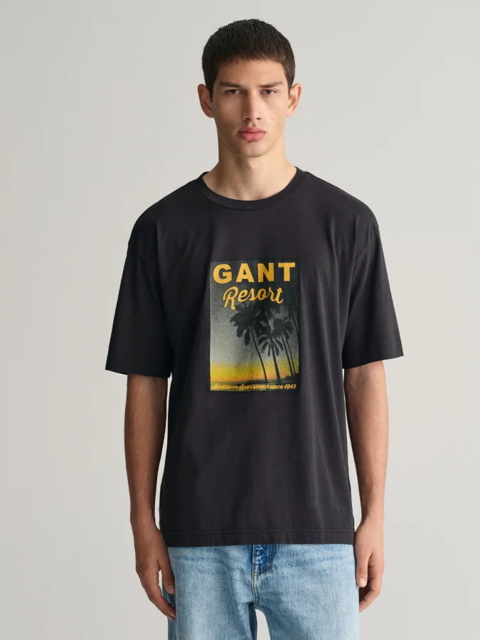 Gant - WASHED GRAPHIC SS...