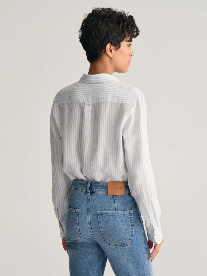 Gant - REG LINEN STRIPE SHIRT 2