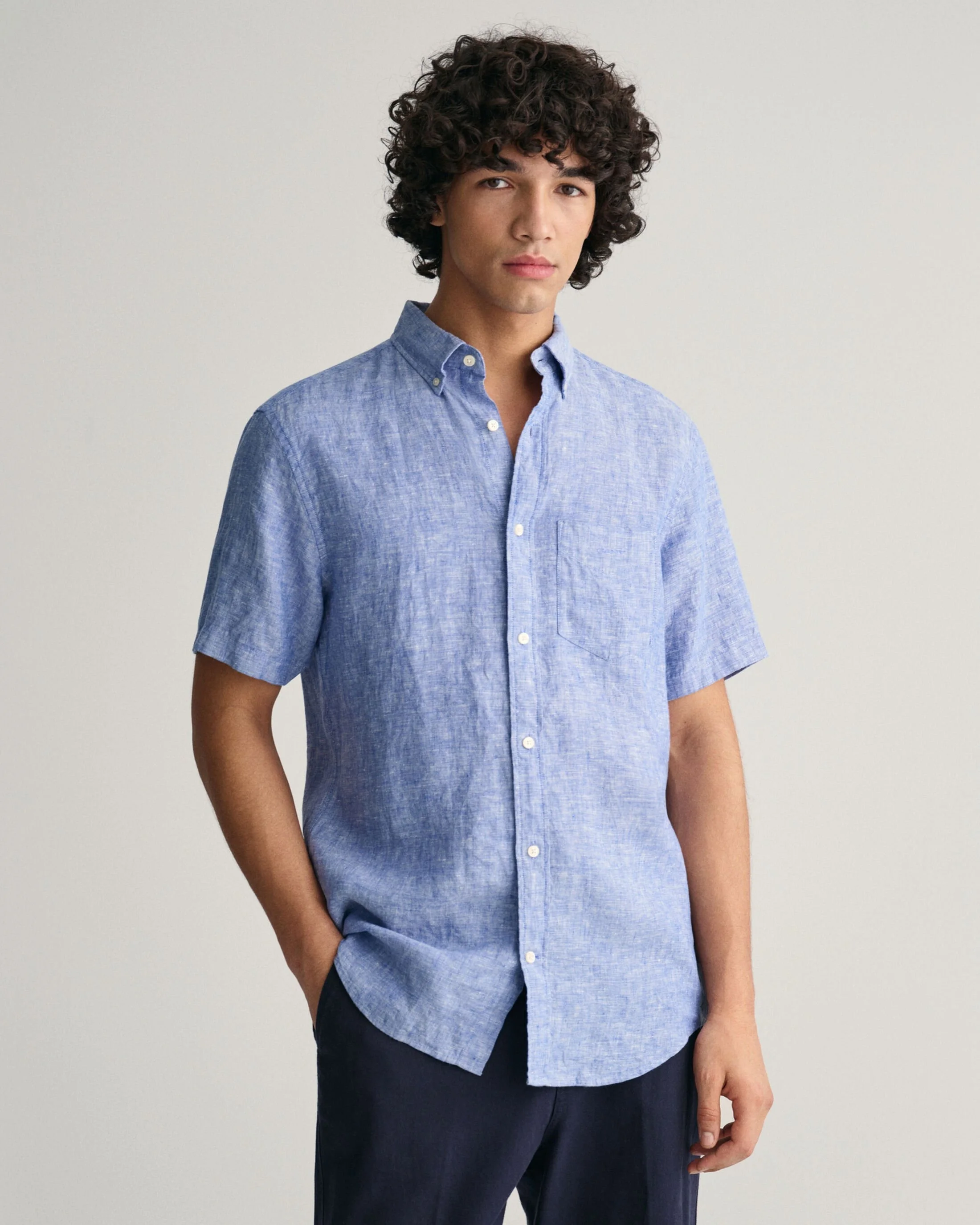 Gant - REG LINEN SS SHIRT Gant - REG LINEN SS SHIRT
