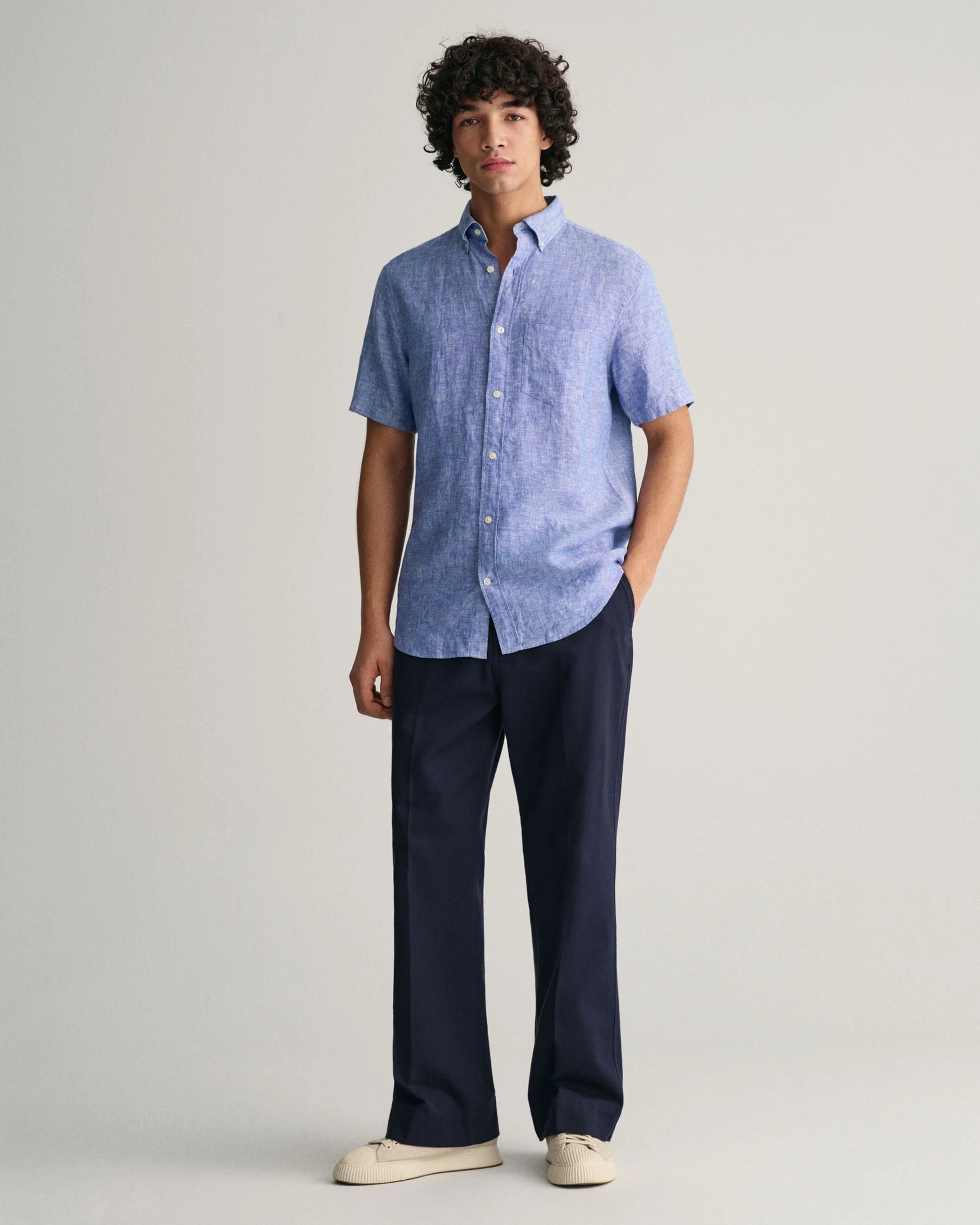 Gant - REG LINEN SS SHIRT Gant - REG LINEN SS SHIRT