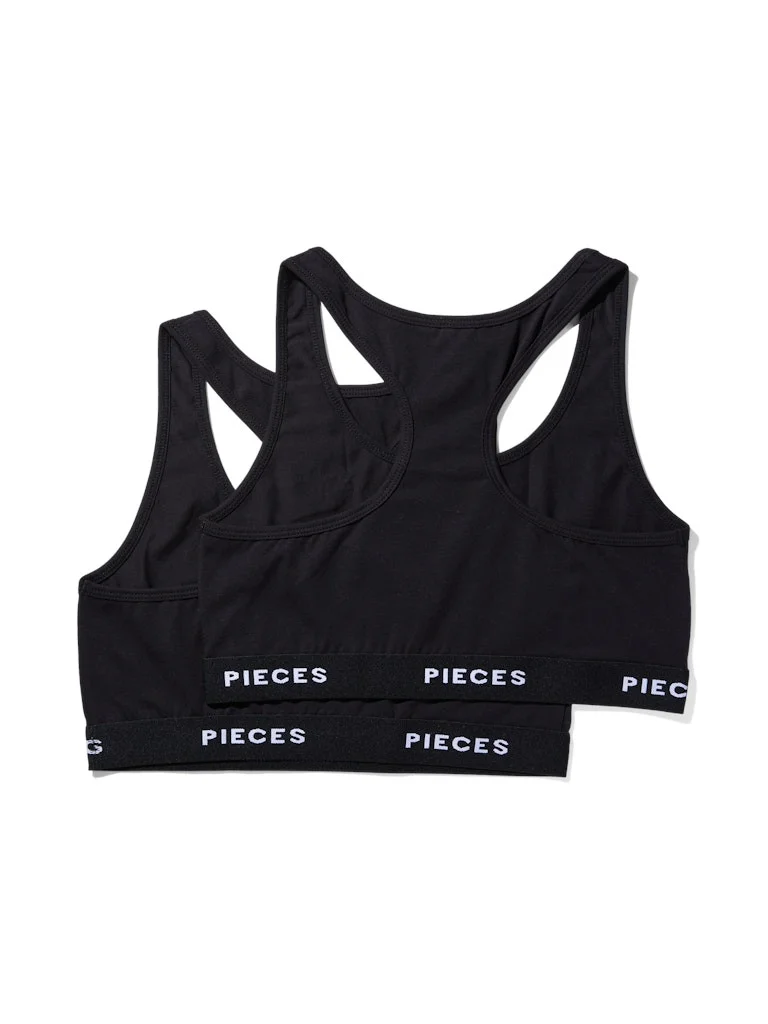 Pieces - PCLOGO LADY TOP 2 PACK NOOS BC Pieces - PCLOGO LADY TOP 2 PACK NOOS BC