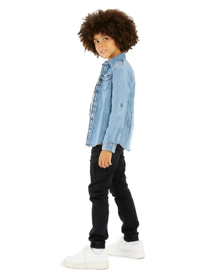 GUESS - DENIM ADJ. LS SHIRT 2