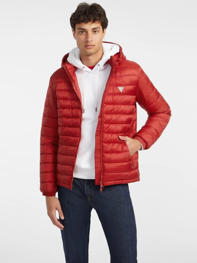 GUESS JEANS - GJ HOODED PUFFER