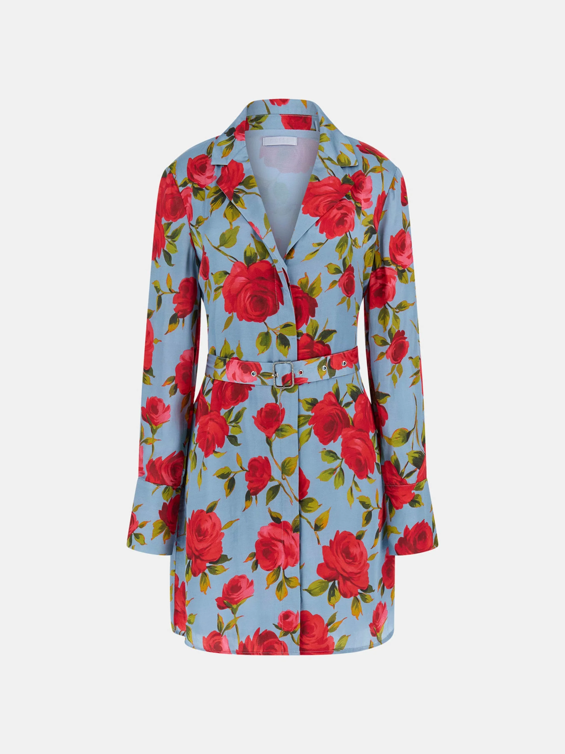 GUESS - GRACE FLARE MINI BELTED DRESS GUESS - GRACE FLARE MINI BELTED DRESS