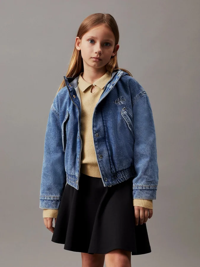 CALVIN KLEIN - DENIM HOODED...